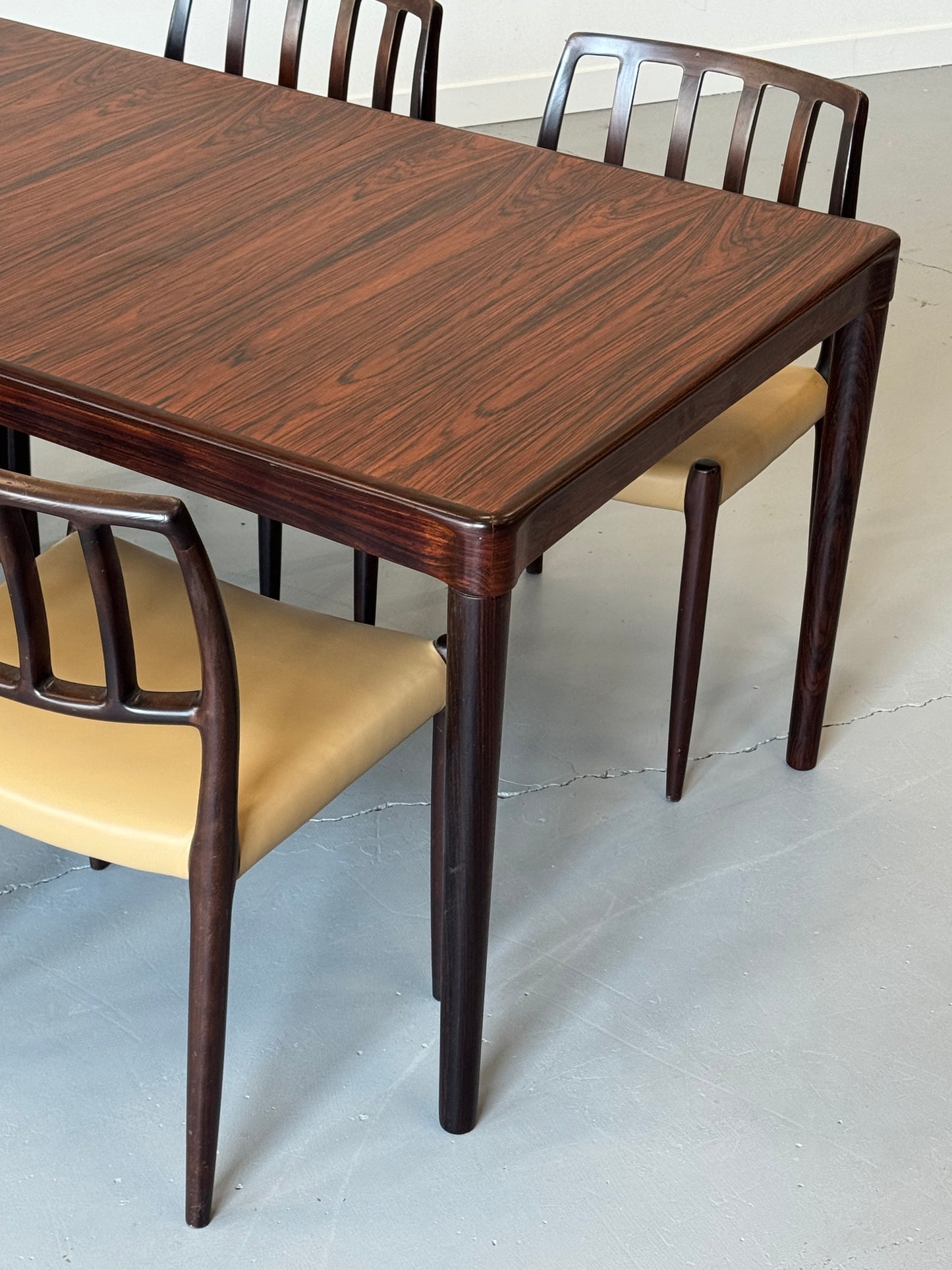 1960s H.W. Klein Extendable Dining Table for Bramin in Rosewood
