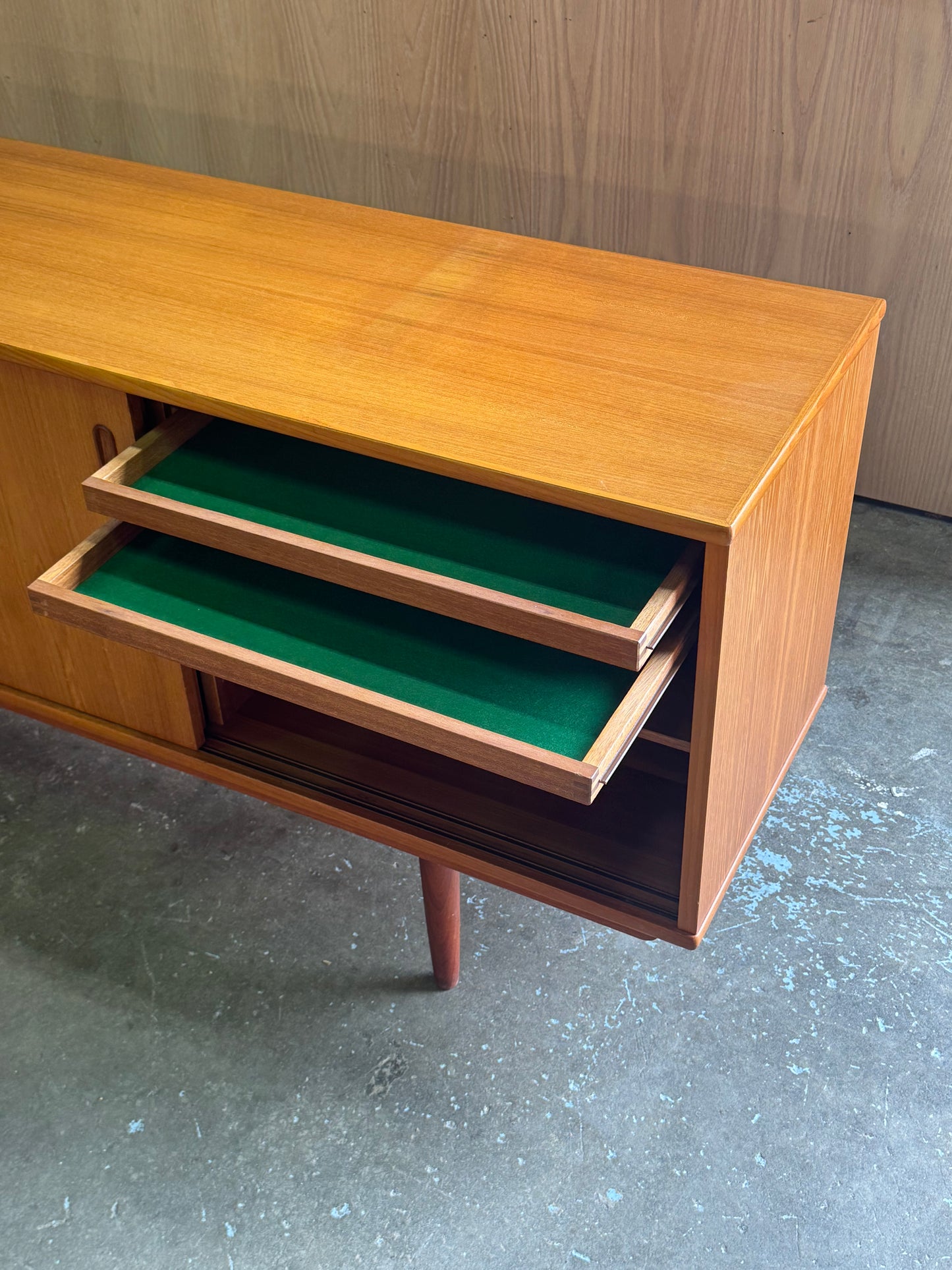 1960s Danish credenza by Dyrlund in teak