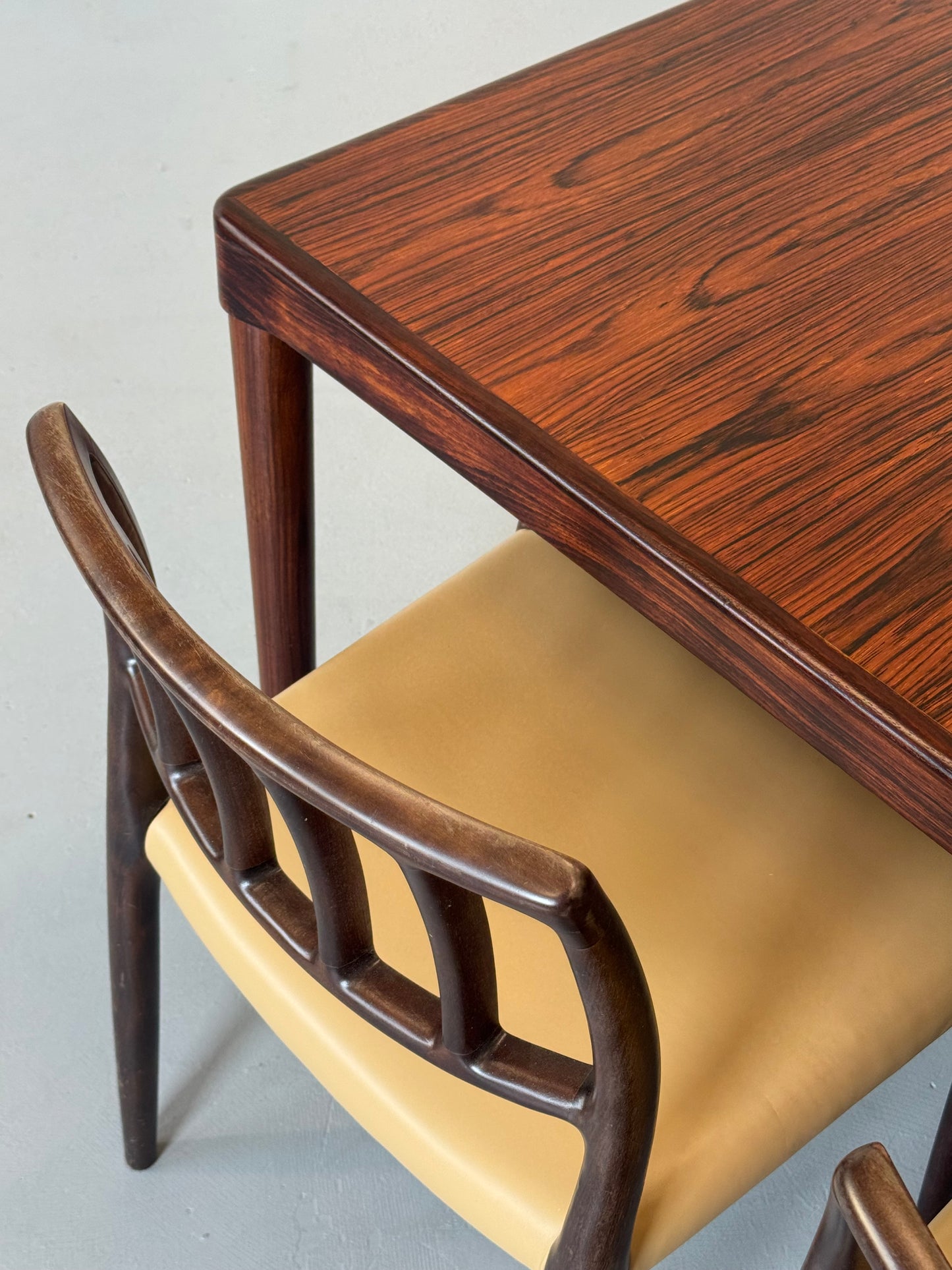 1960s H.W. Klein Extendable Dining Table for Bramin in Rosewood