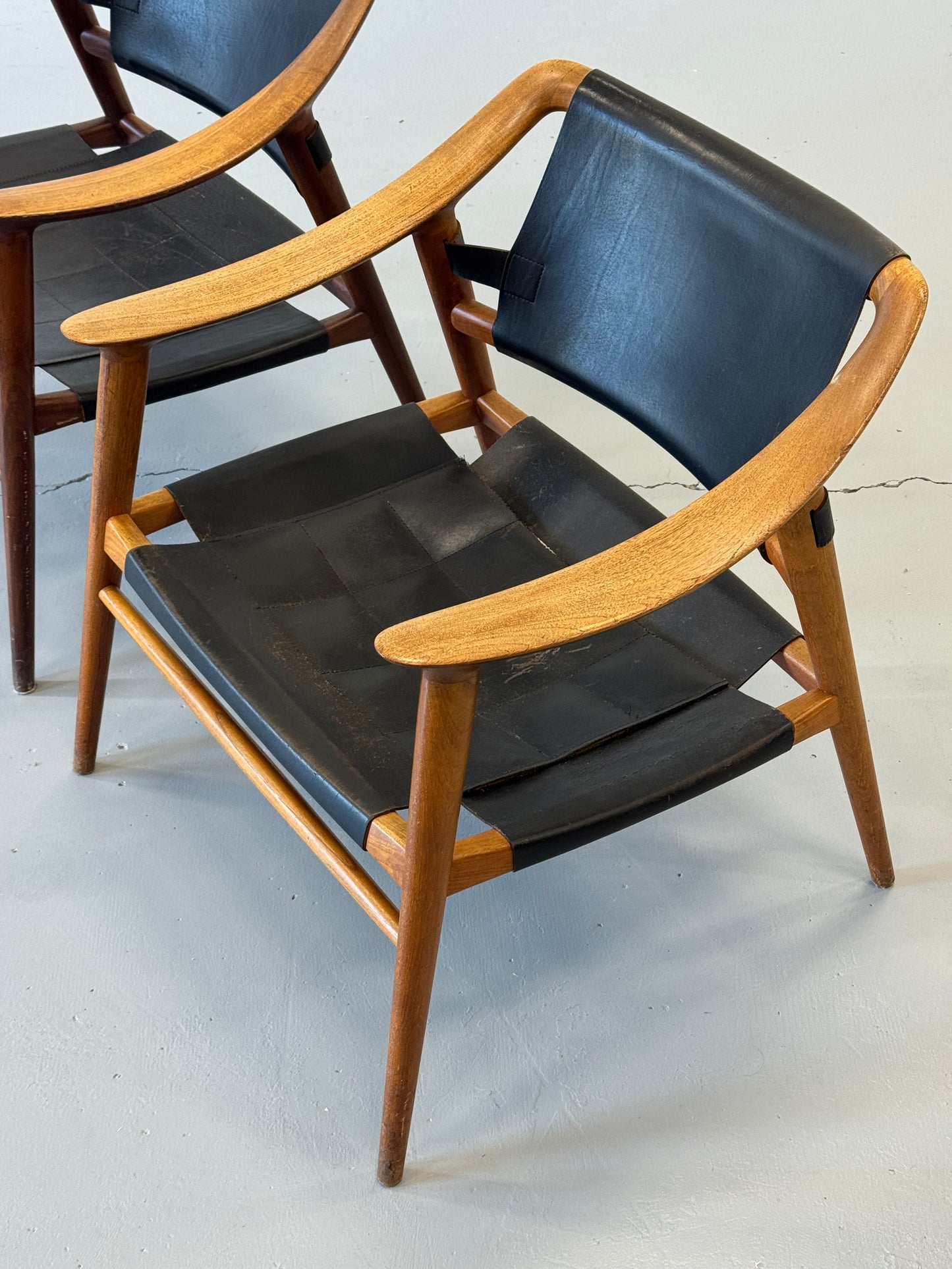1950s "Bambi" Lounge Chairs Model 56 by Rastad & Relling