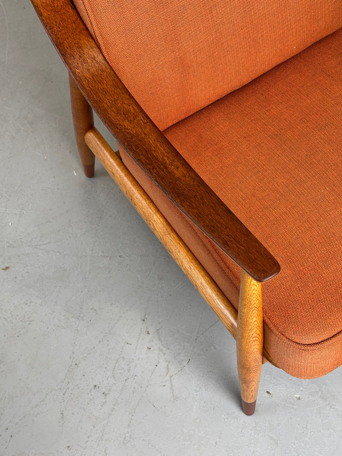 1950s Peter Hvidt & Orla Mølgaard-Nielsen FD 145 Lounge Chair for France & Daverkosen.