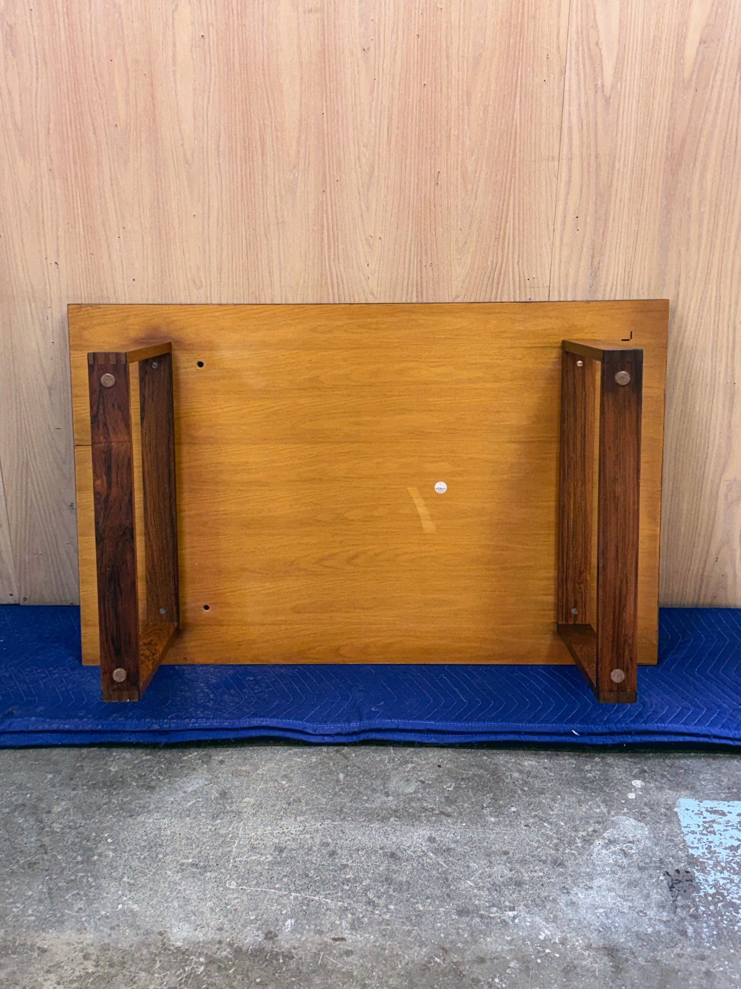 1960s parquetry coffee table rectangular by Poul Cadovius for France and Son in rosewood