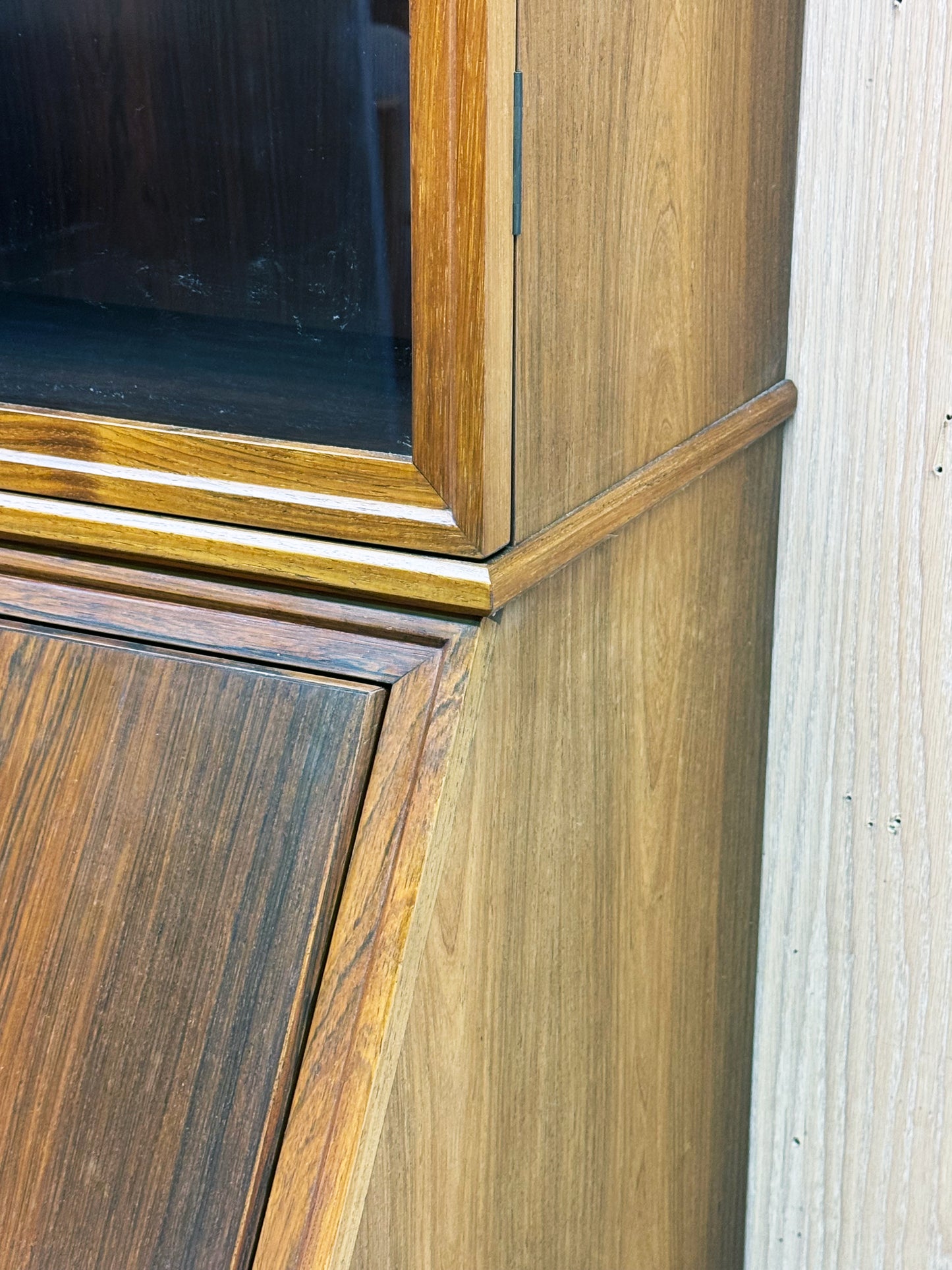1960s Secretary Bookcase in rosewood