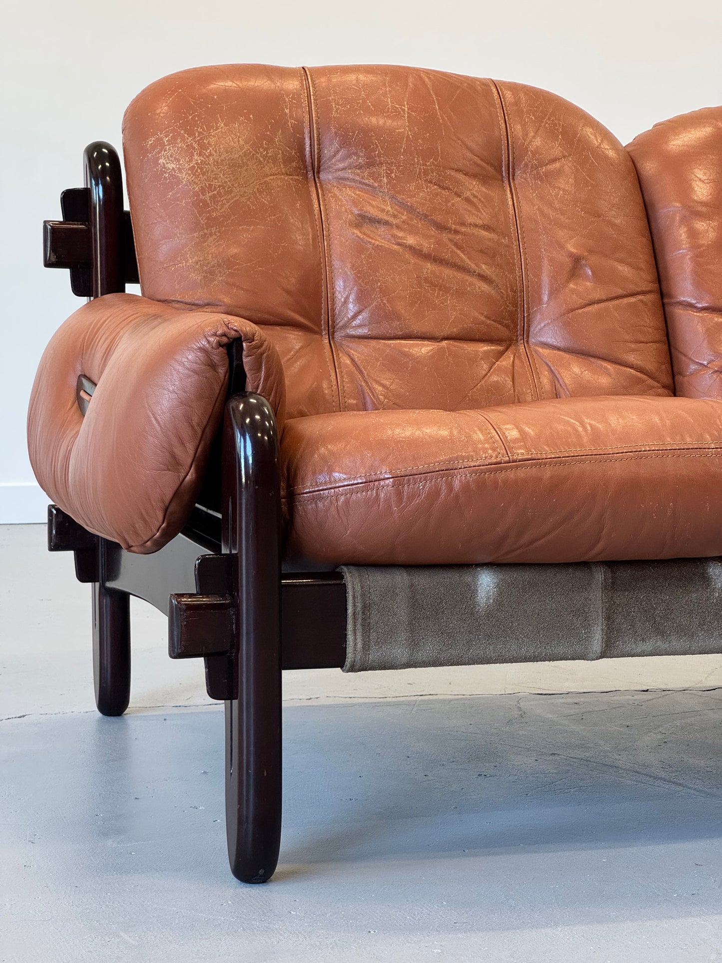 1970s Sofa by Jean Gillon for Probel, completely original.