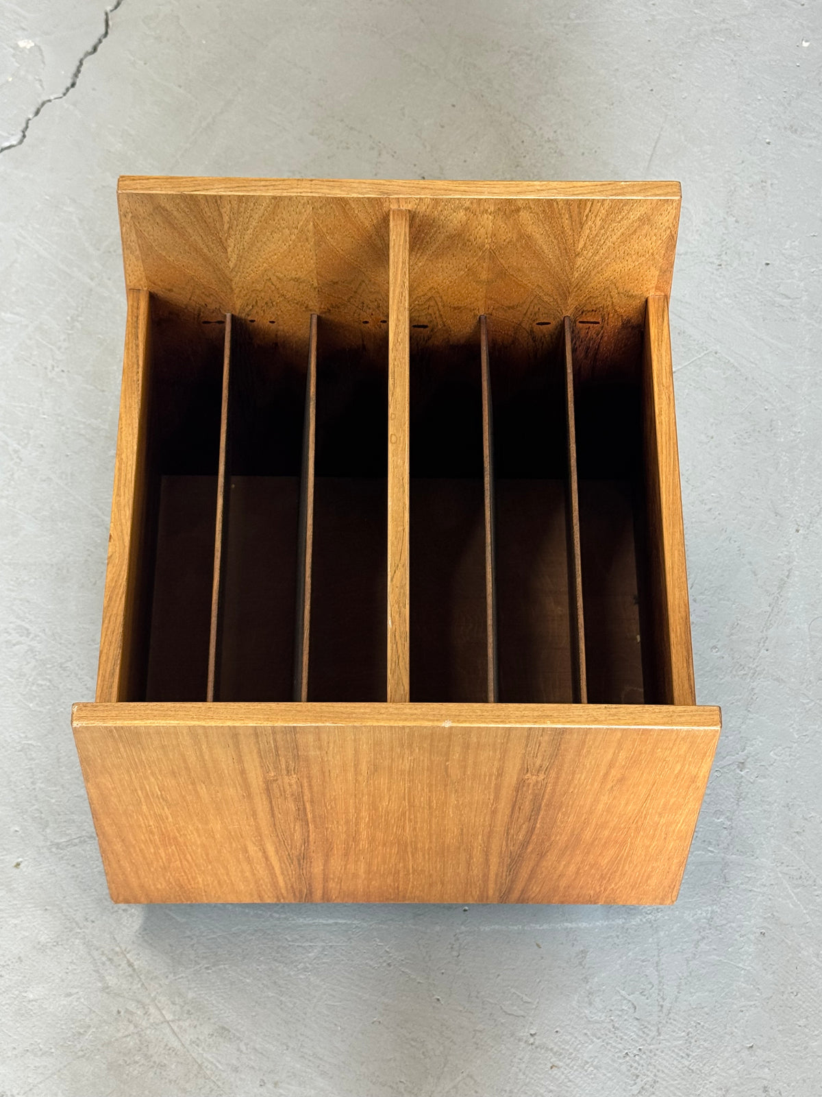 1960s Rolf Hesland Record Caddy for Bruksbo by Bagn Møbelindustri, Norway.