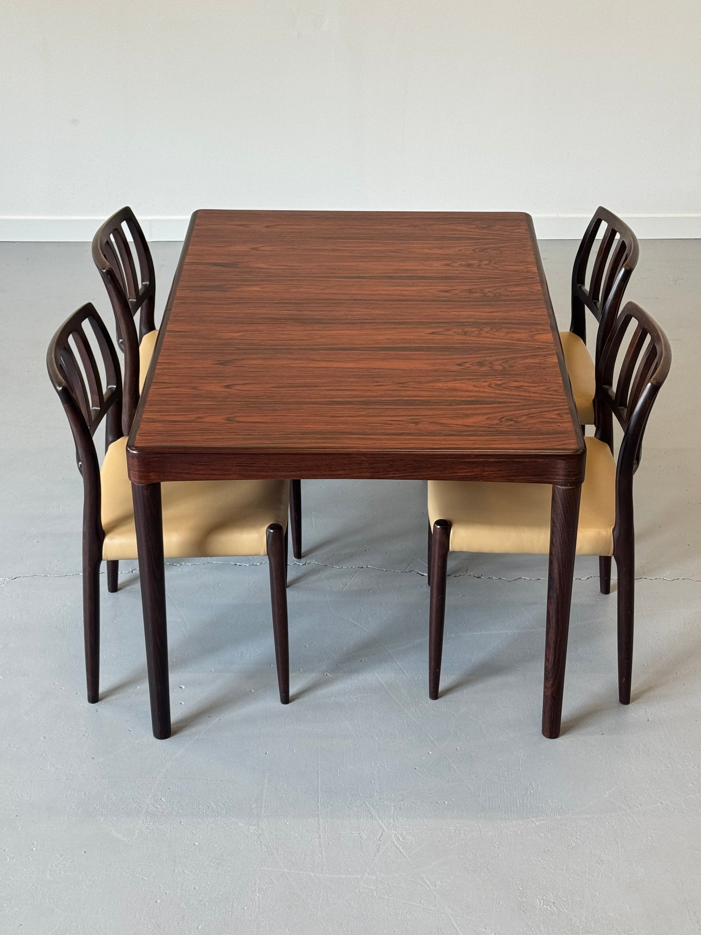 1960s H.W. Klein Extendable Dining Table for Bramin in Rosewood