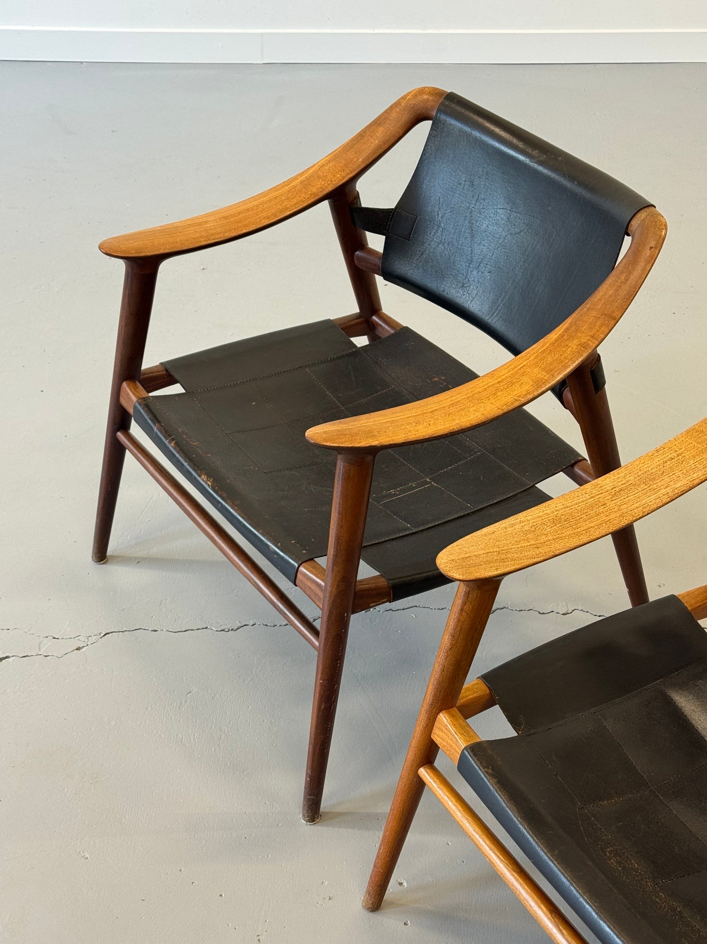 1950s "Bambi" Lounge Chairs Model 56 by Rastad & Relling