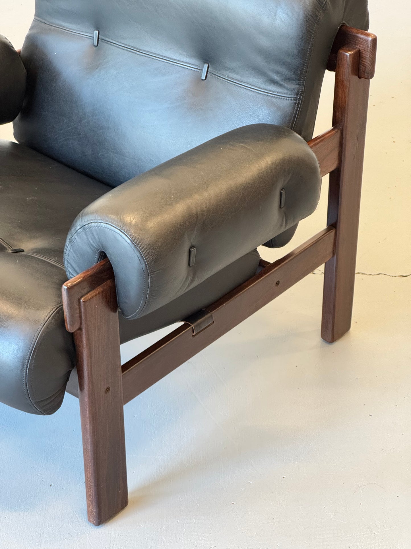 1970s Copa Lounge Chairs by Jean Gillon for Italma in Solid Imbuia