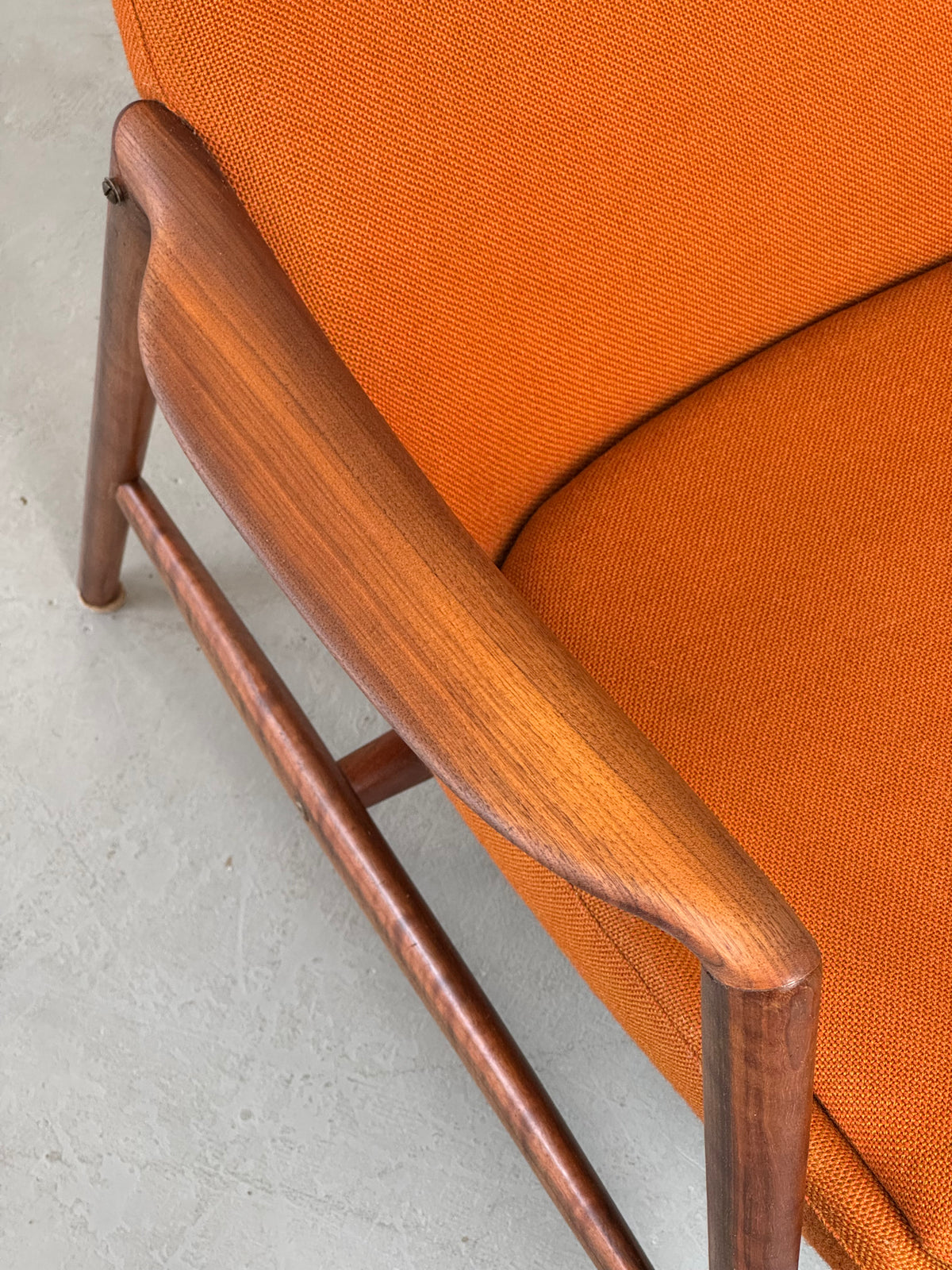 1950s High-Back Lounge Chair by Rastad & Relling for Dokka Møbler in Teak, Norway.