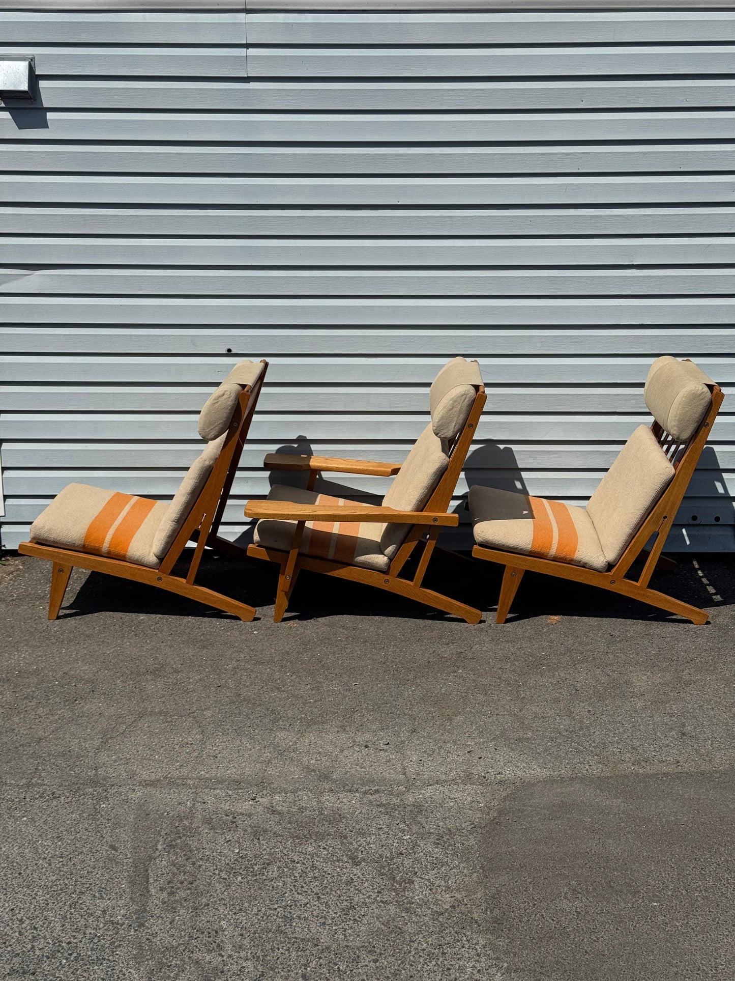 1960s GE-375 Modular Seating System by Hans J. Wegner for Getama in oak
