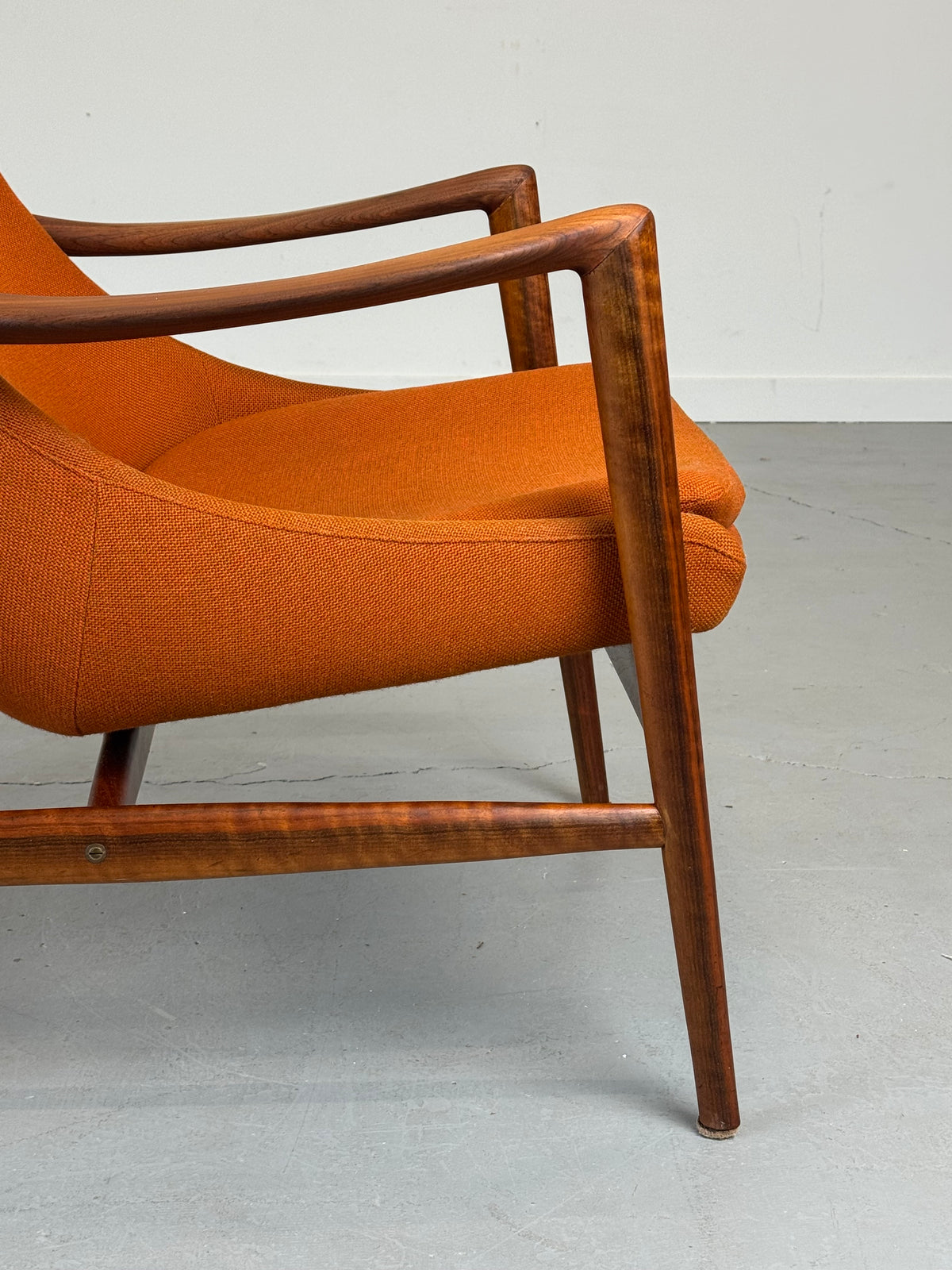 1950s High-Back Lounge Chair by Rastad & Relling for Dokka Møbler in Teak, Norway.
