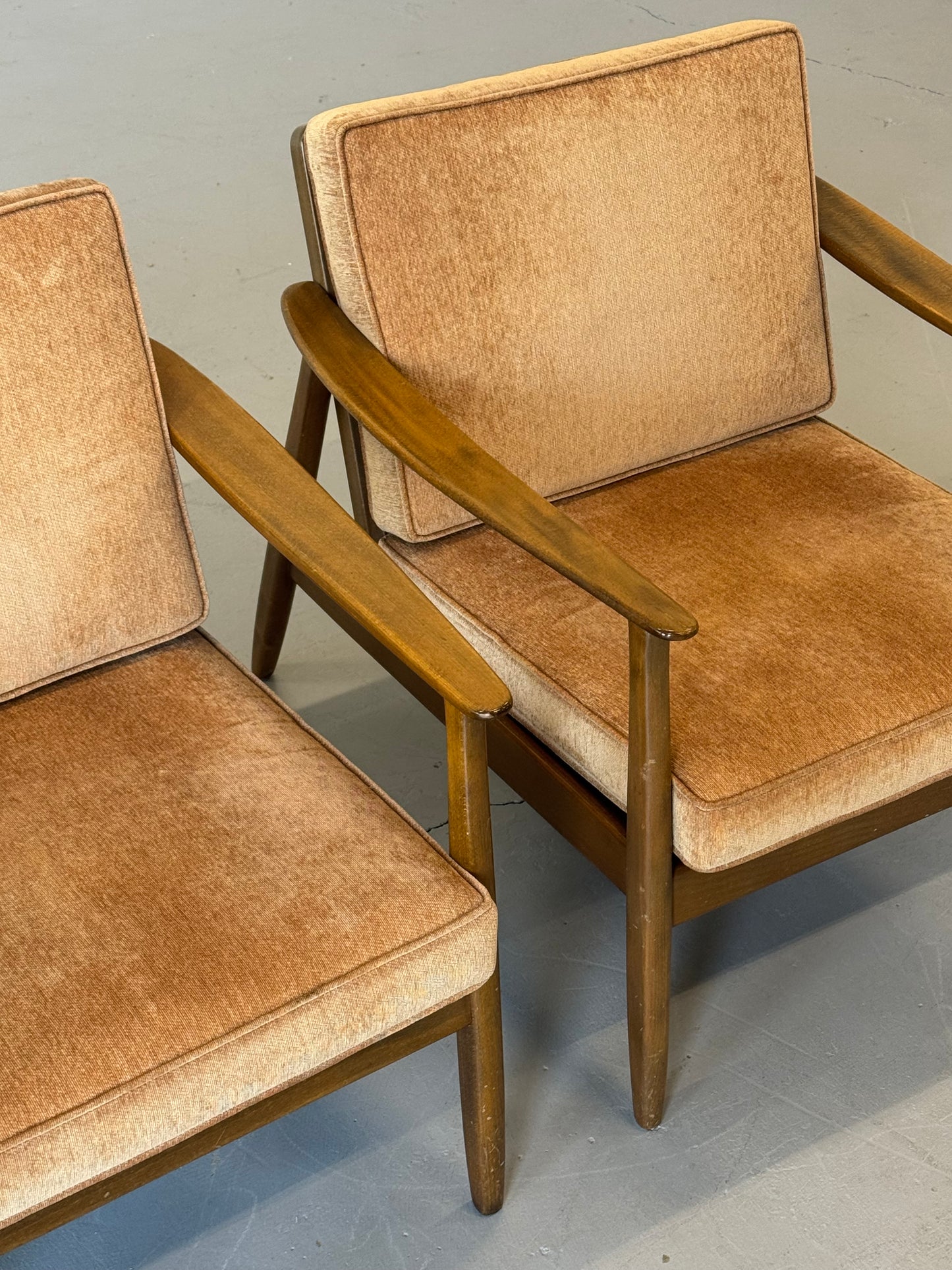 1960s Lounge Chair "USA 247" by Folke Ohlsson for DUX with Cane Back