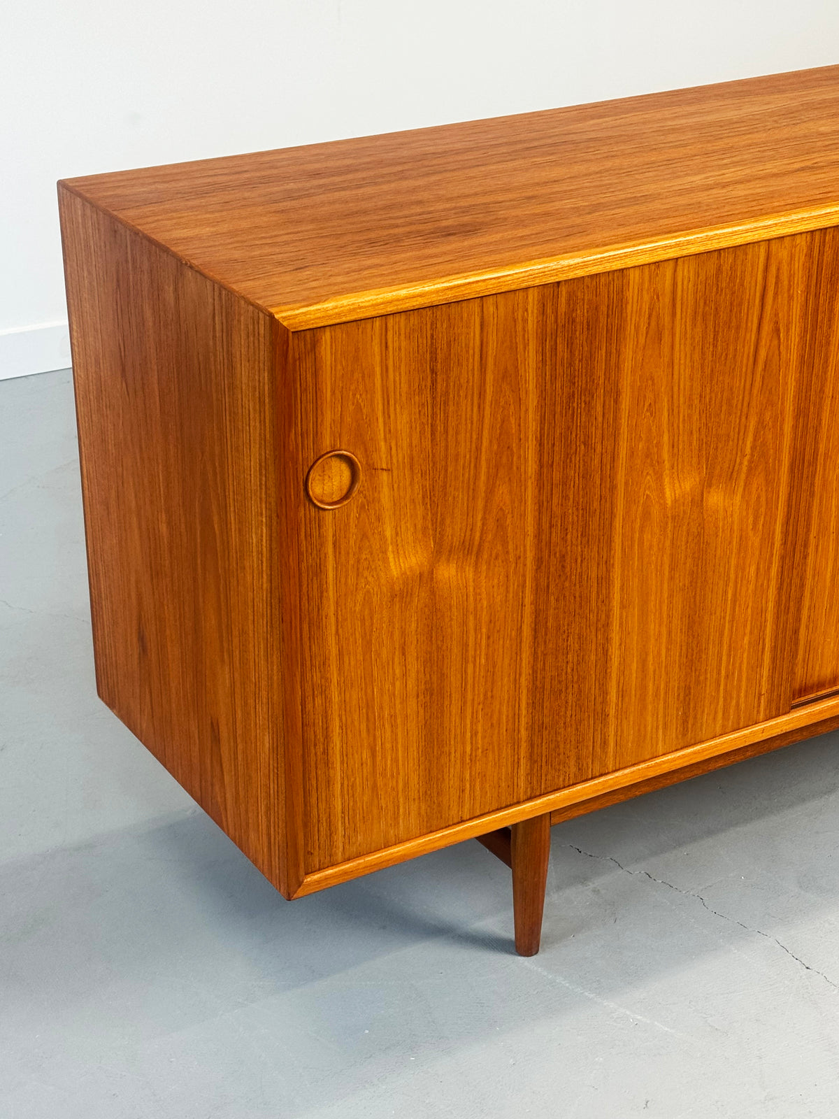 1950s Arne Vodder Model 29A “Triennale” Teak Sideboard for Sibast, Denmark.