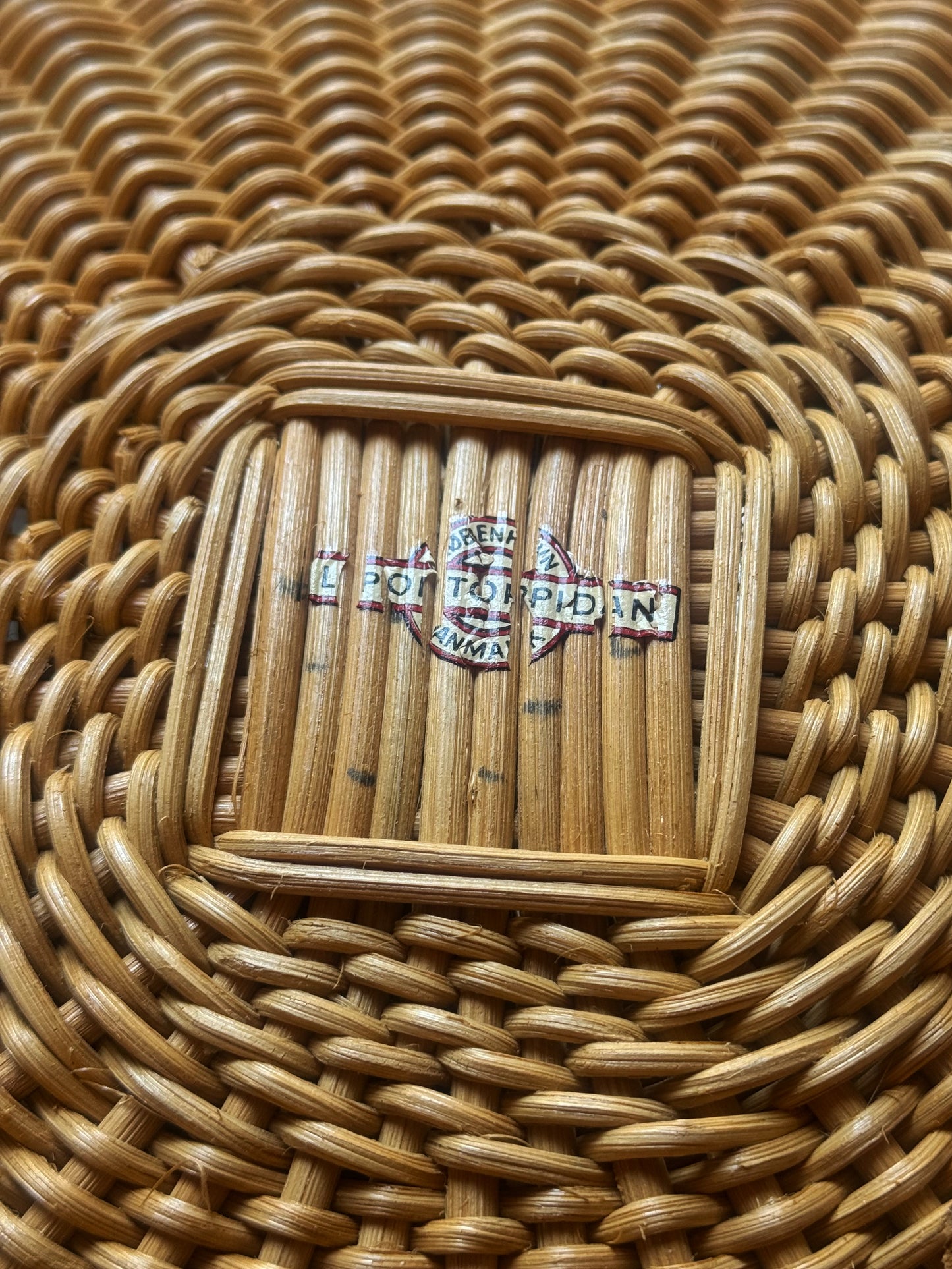 1950 Basket Chair by Nanna Ditzel for Ludvig Pontoppidan in teak and wicker