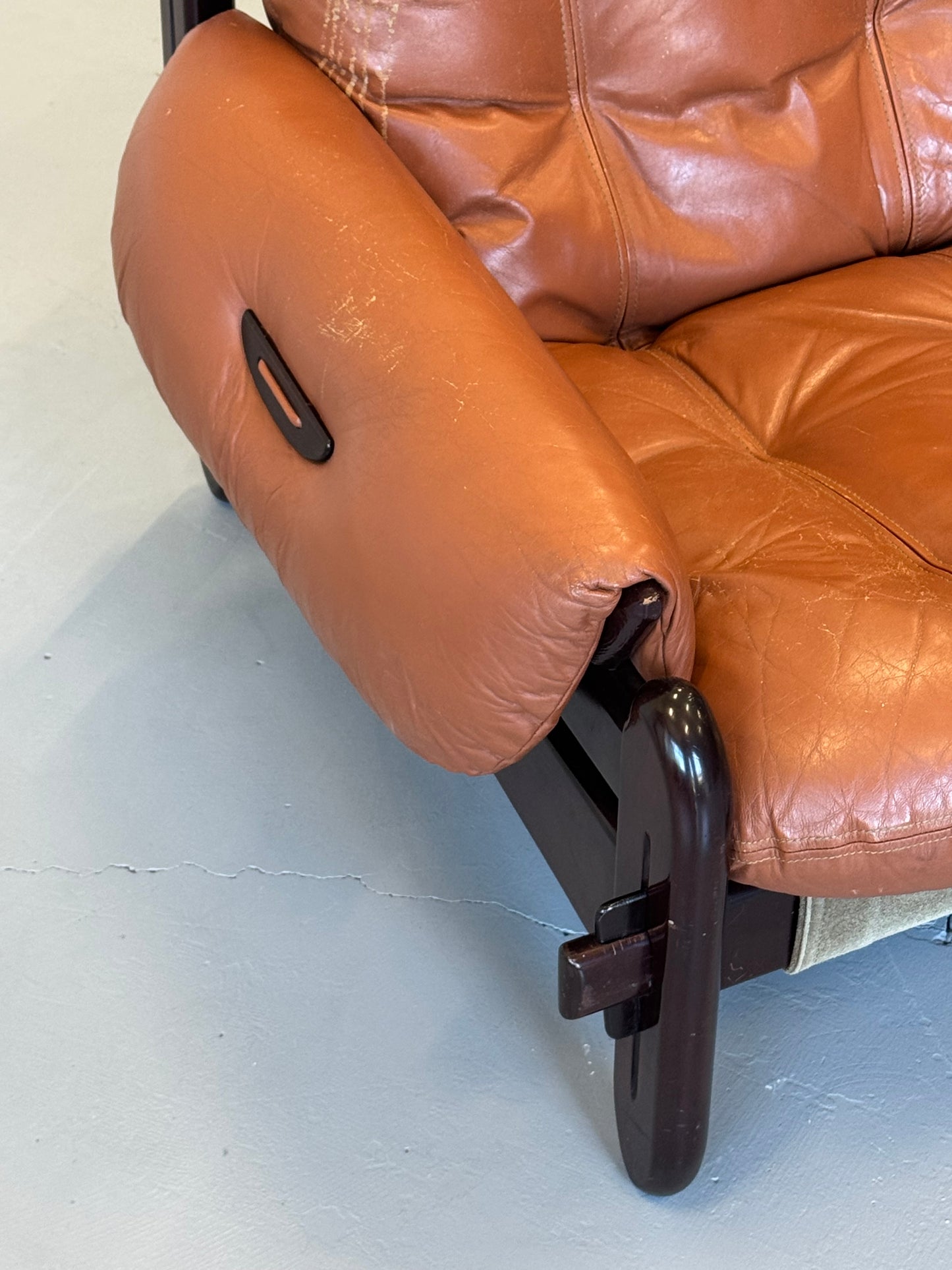 1970s Lounge Chairs by Jean Gillon for Probel, completely original.