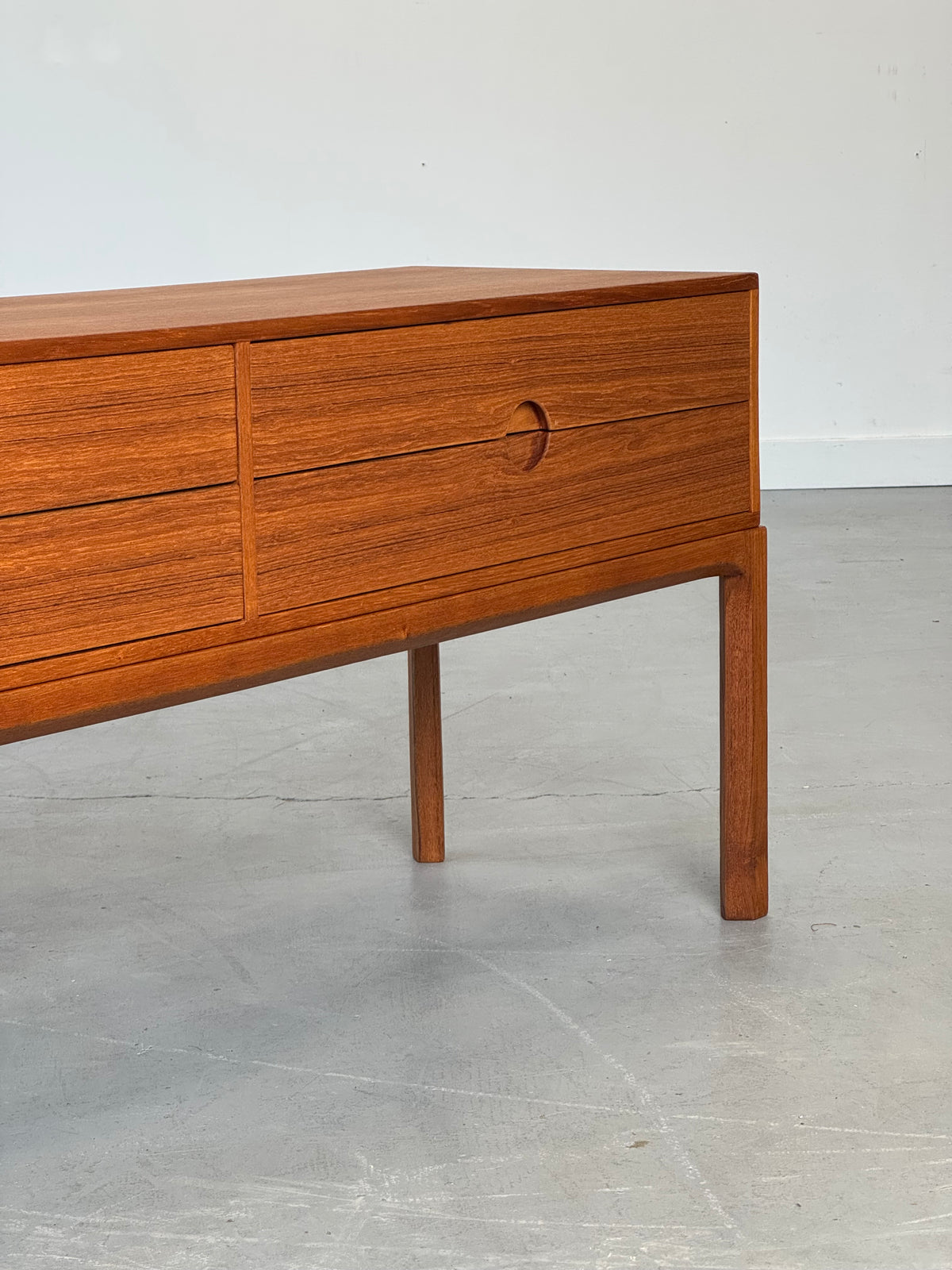 1960s Danish Teak Model 394 Credenza Console by Aksel Kjersgaard