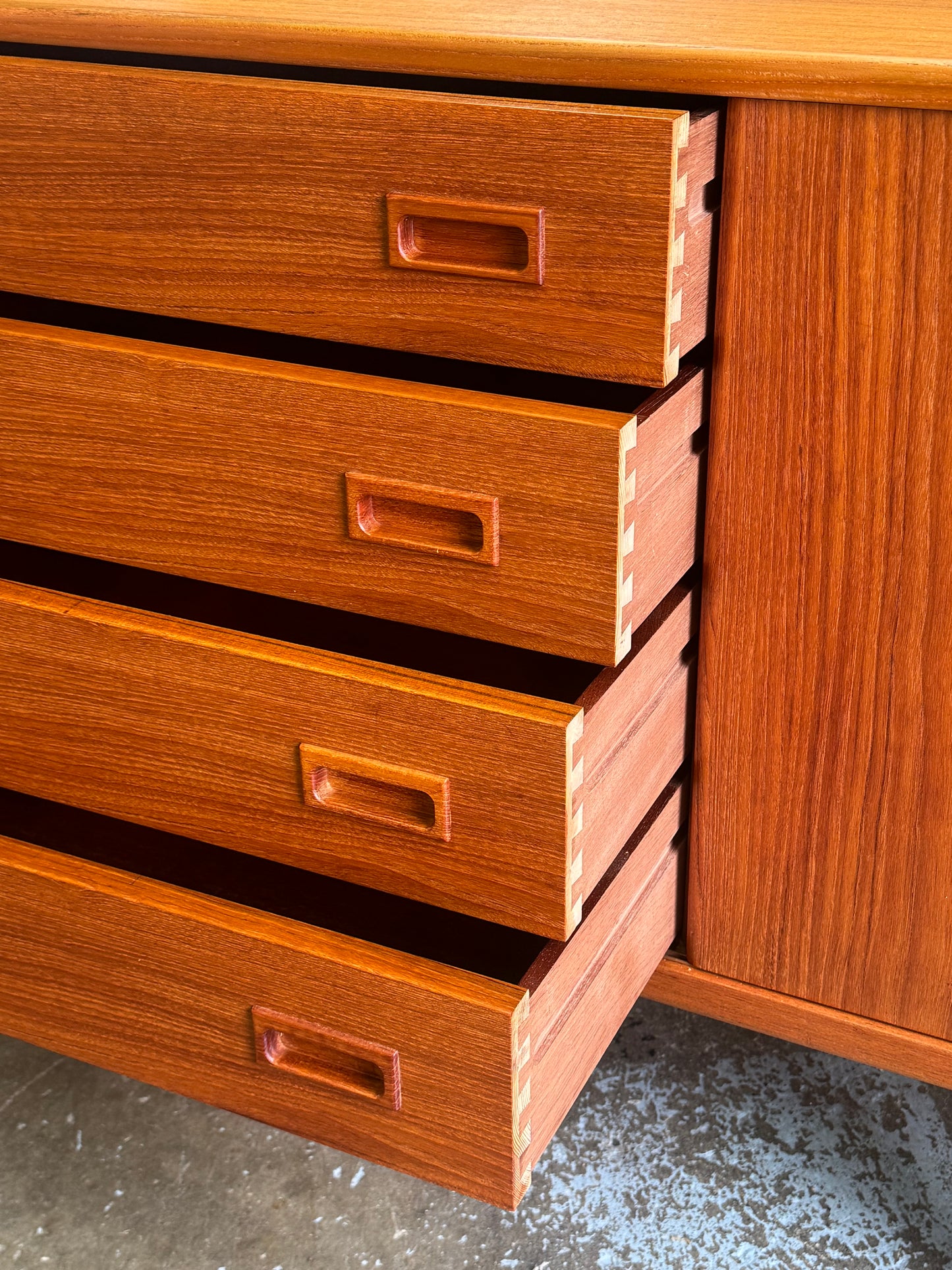 1960s Credenza by Jydsk Møbelindustri in teak