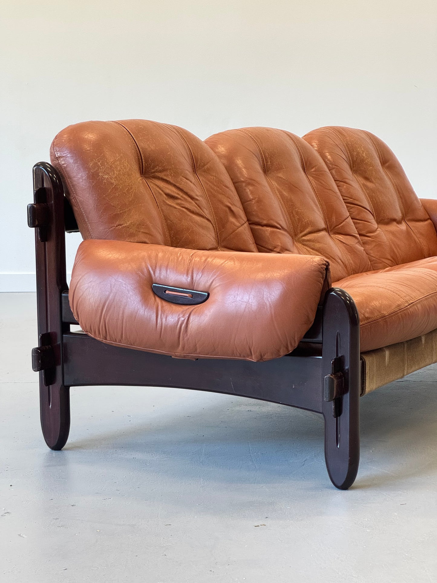 1970s Sofa by Jean Gillon for Probel, completely original.
