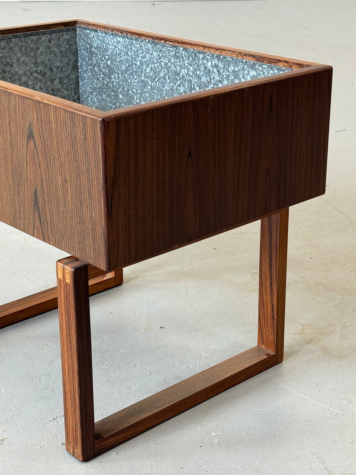 1960s Planter Table by Kai Kristiansen for Salin Mobler in teak and rosewood