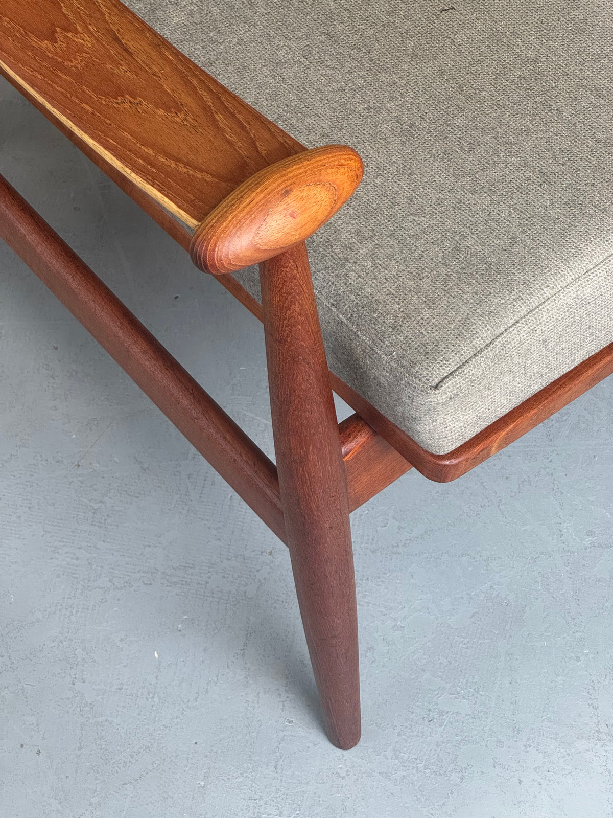 1950s Finn Juhl FD 133 “Spade Chair” for France & Daverkosen in Teak.