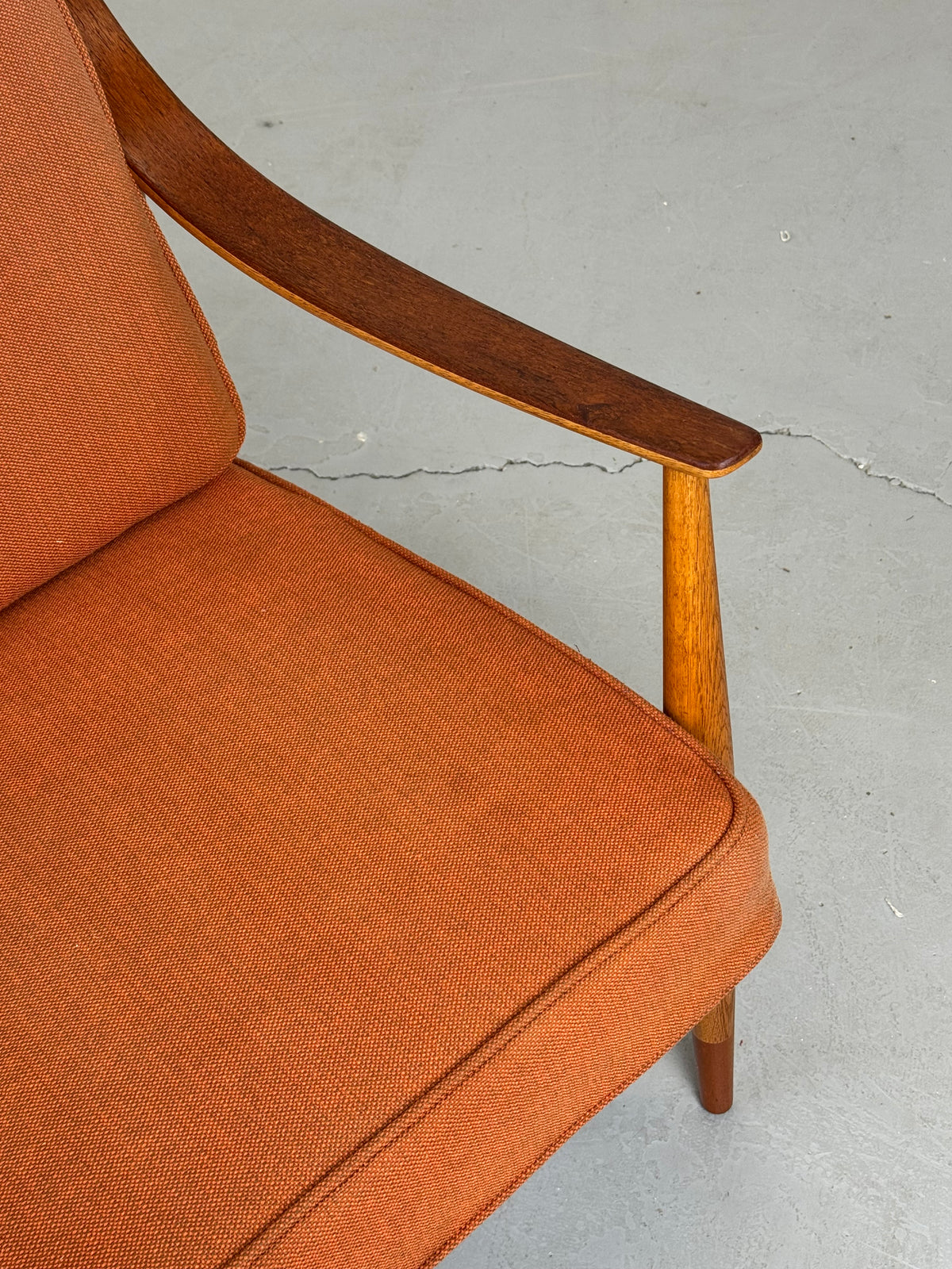 1950s Peter Hvidt & Orla Mølgaard-Nielsen FD 145 Lounge Chair for France & Daverkosen.