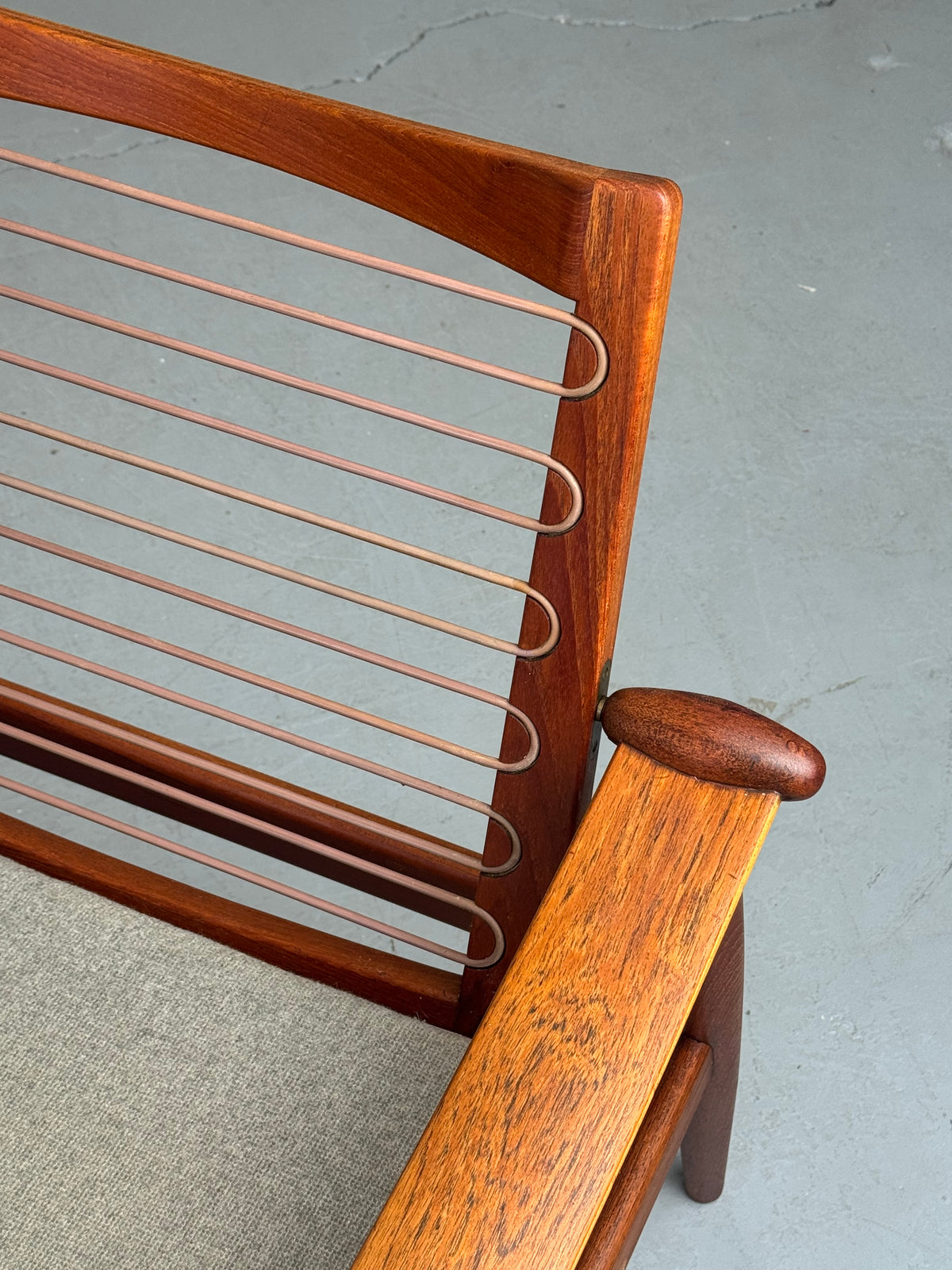 1950s Finn Juhl FD 133 “Spade Chair” for France & Daverkosen in Teak.