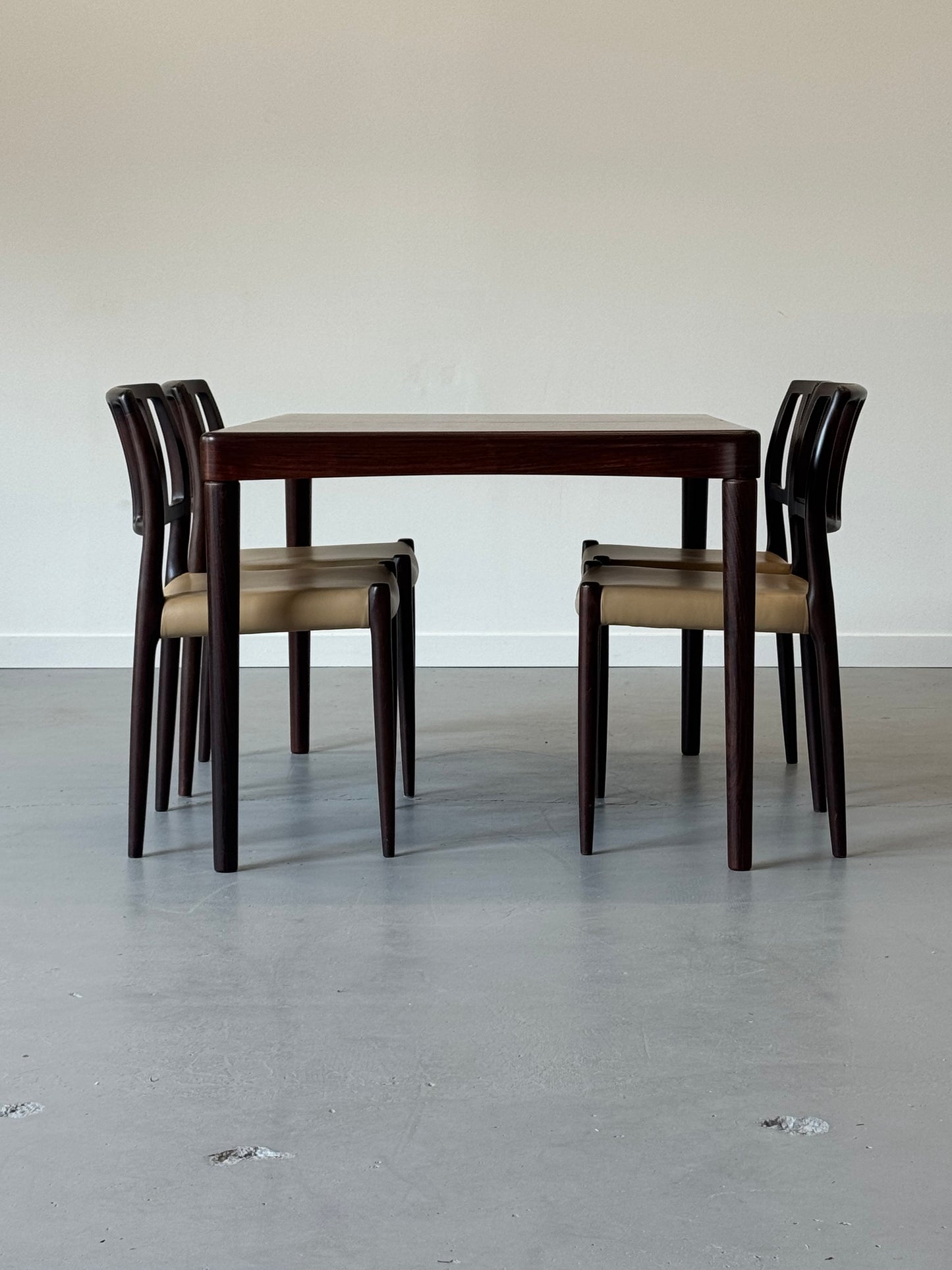1960s H.W. Klein Extendable Dining Table for Bramin in Rosewood