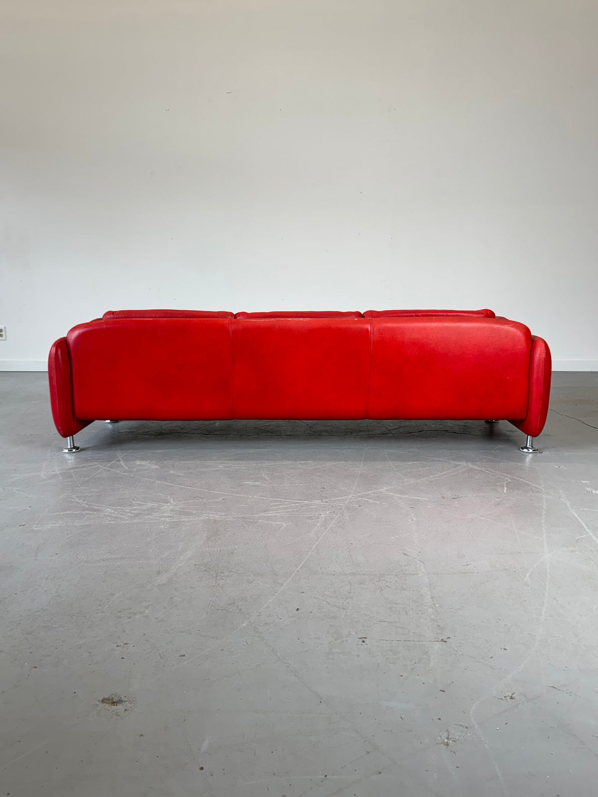1970s “Concorde” Leather Sofa by Matti Halme for Peem Ltd., Finland