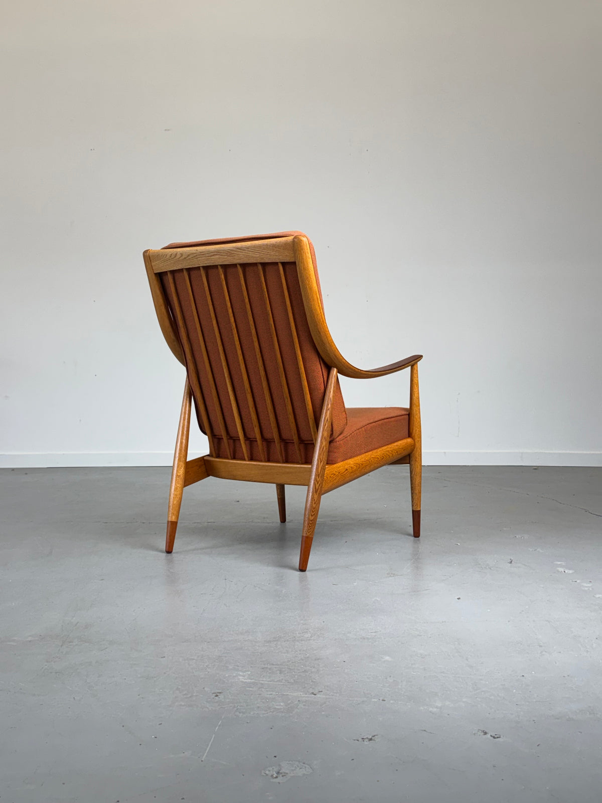 1950s Peter Hvidt & Orla Mølgaard-Nielsen FD 145 Lounge Chair for France & Daverkosen.
