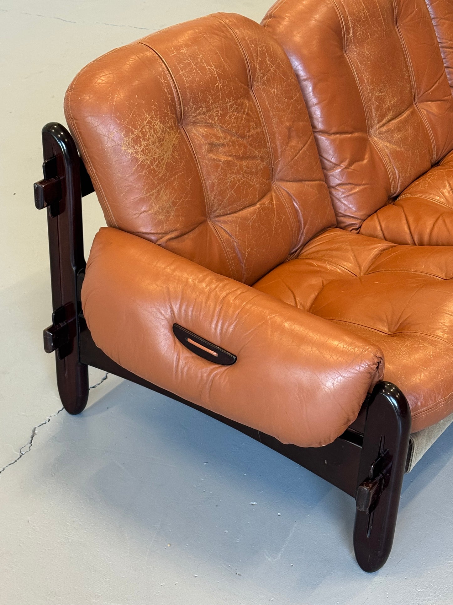 1970s Sofa by Jean Gillon for Probel, completely original.