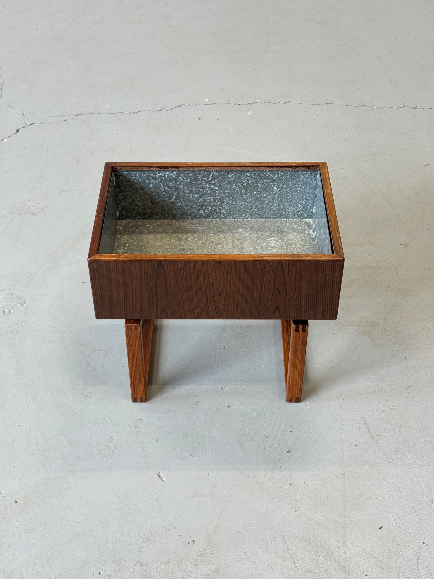 1960s Planter Table by Kai Kristiansen for Salin Mobler in teak and rosewood