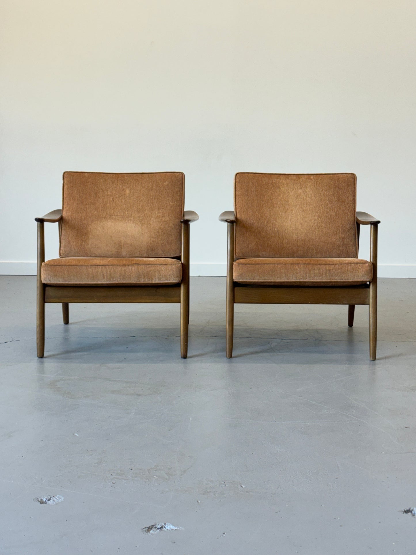 1960s Lounge Chair "USA 247" by Folke Ohlsson for DUX with Cane Back