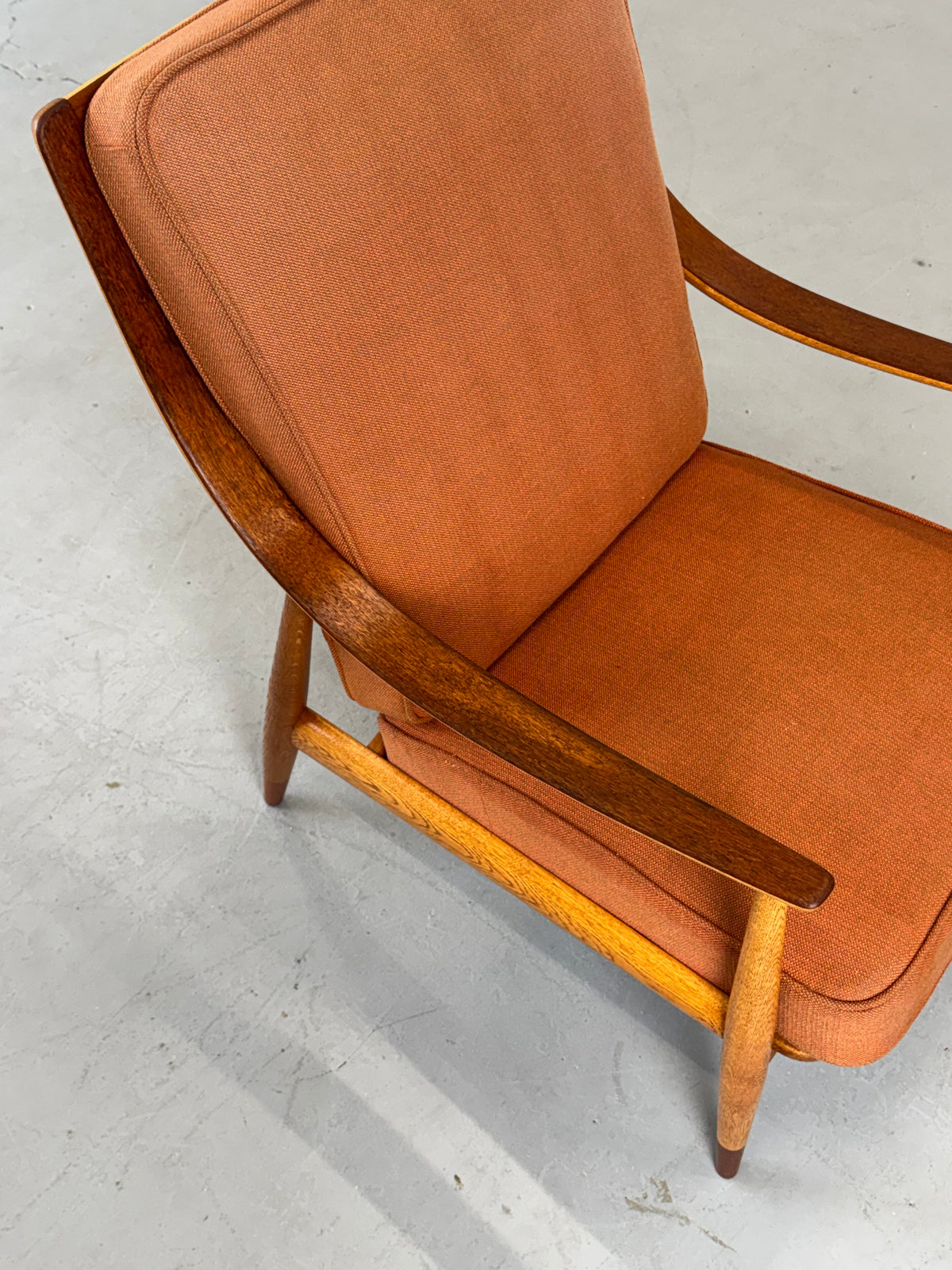 1950s Peter Hvidt & Orla Mølgaard-Nielsen FD 145 Lounge Chair for France & Daverkosen.