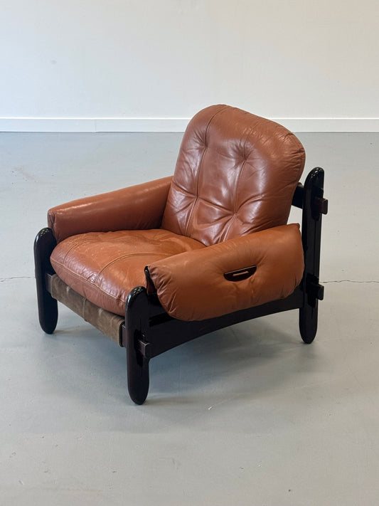 1970s Lounge Chair by Jean Gillon for Probel, completely original.