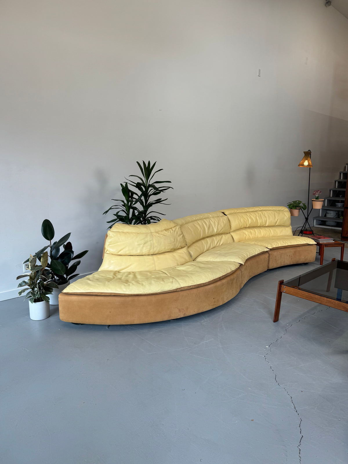 1970s Carlo Bartoli “Bogo” Three-Piece Modular Sofa for Rossi di Albizzate, Italy.