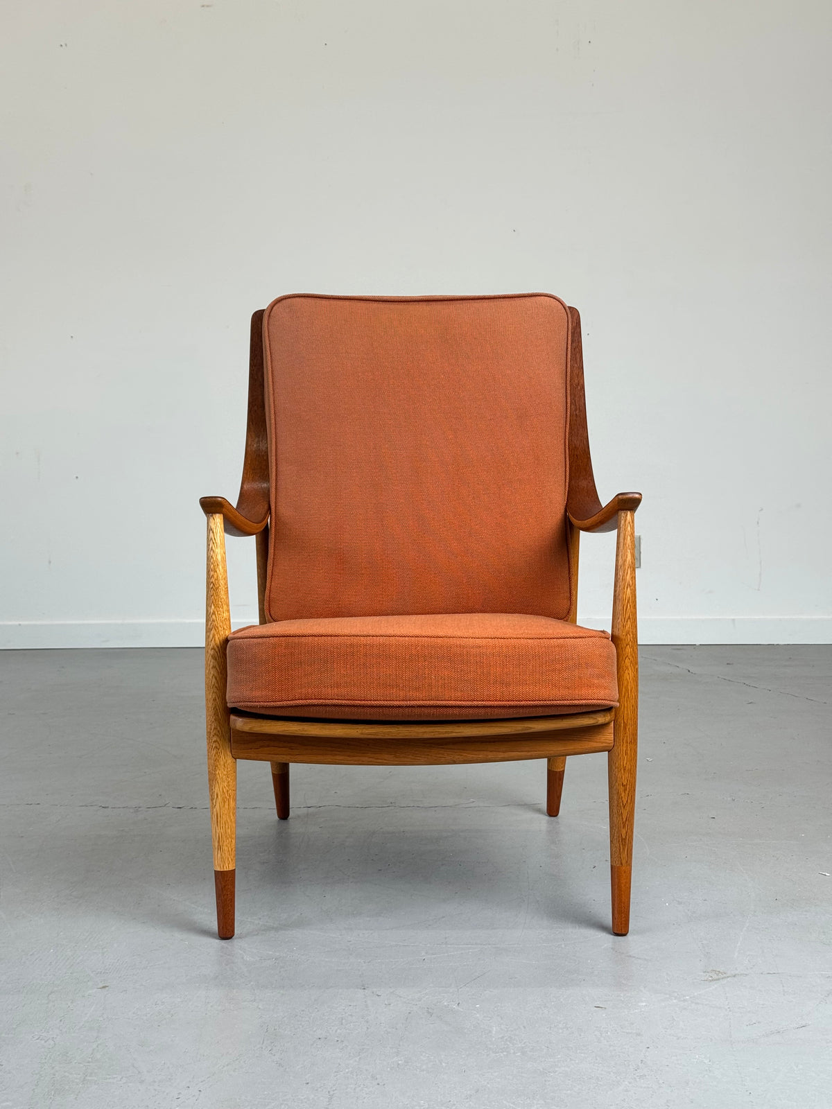 1950s Peter Hvidt & Orla Mølgaard-Nielsen FD 145 Lounge Chair for France & Daverkosen.