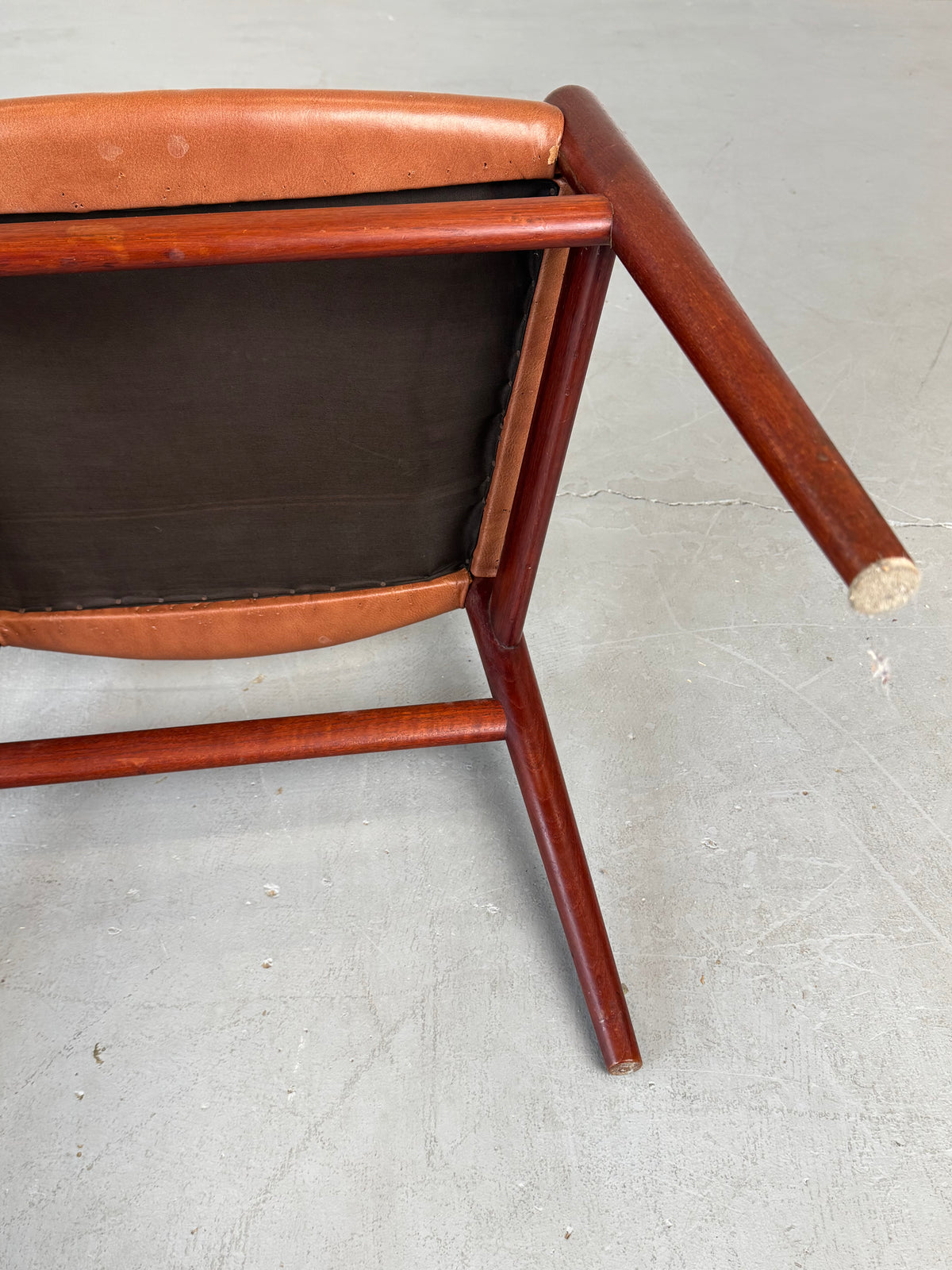 1960s JH518 “Bull Horn” Chair by Hans J. Wegner for Johannes Hansen, completely original.