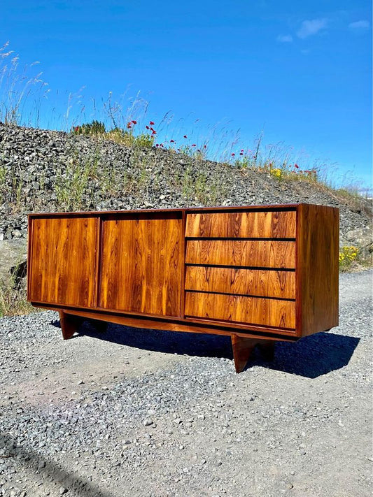 1950s Brazilian Rosewood Credenza by Martin Eisler and Carlo Hauner for Forma