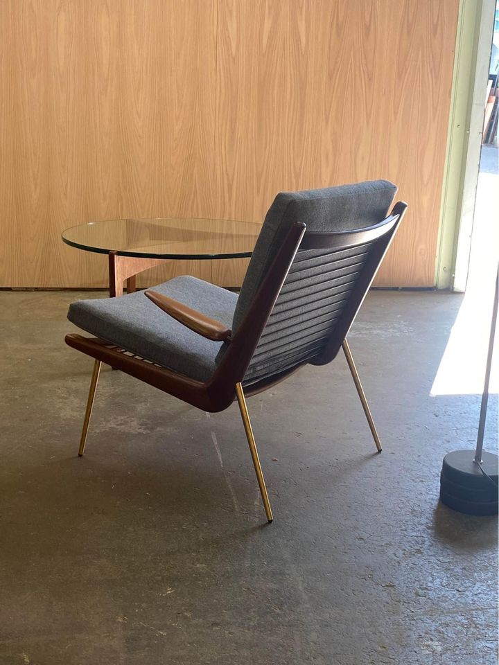 1950s Danish Teak “Boomerang” FD135 Pounge Chair by Peter Hvidt