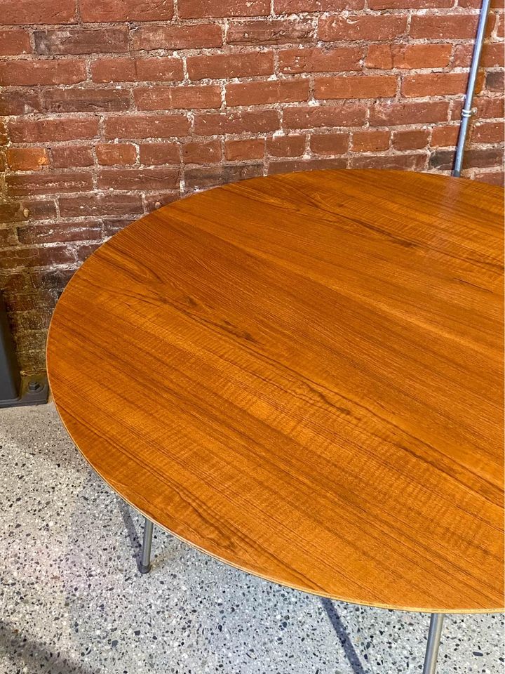 1950s Danish Teak Dining Table by Arne Jacobsen for Fritz Hansen