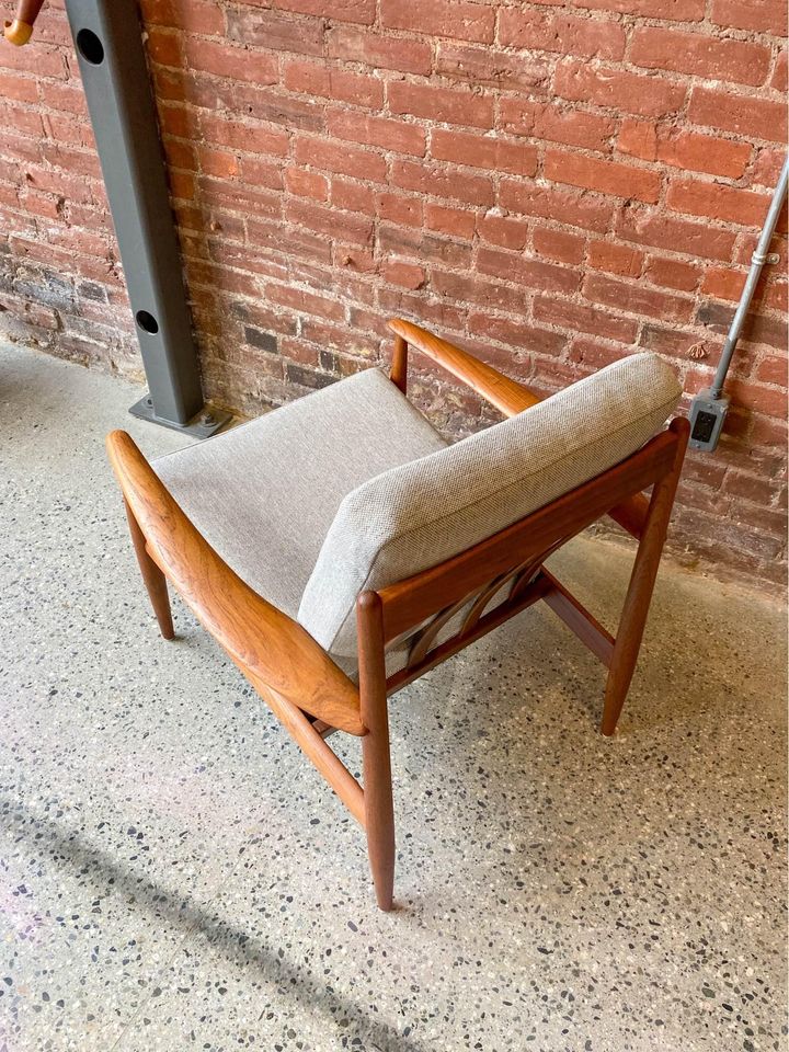 1950s Danish Teak Lounge Chair by Grete Jalk