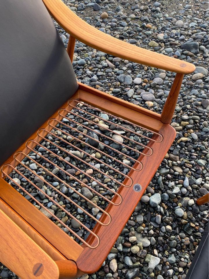 1950s Danish Teak Lounge Chair by Peter Hvidt