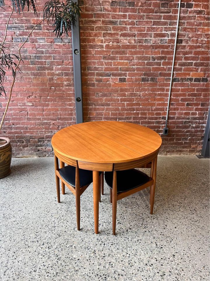 1950’s Hans Olsen Roundette Dining Set for Frem Røjle