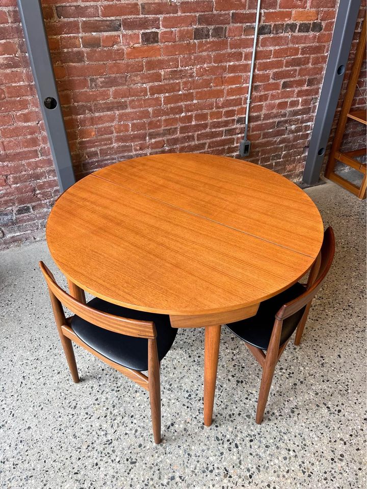 1950’s Hans Olsen Roundette Dining Set for Frem Røjle