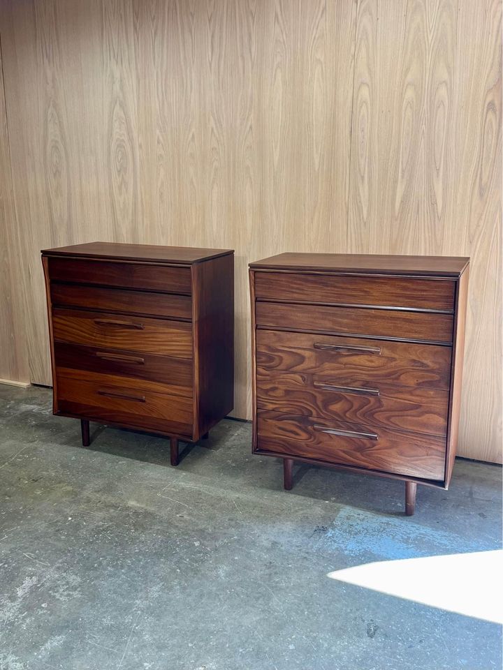 1950's Jan Kuypers solid Afrormosia Dressers