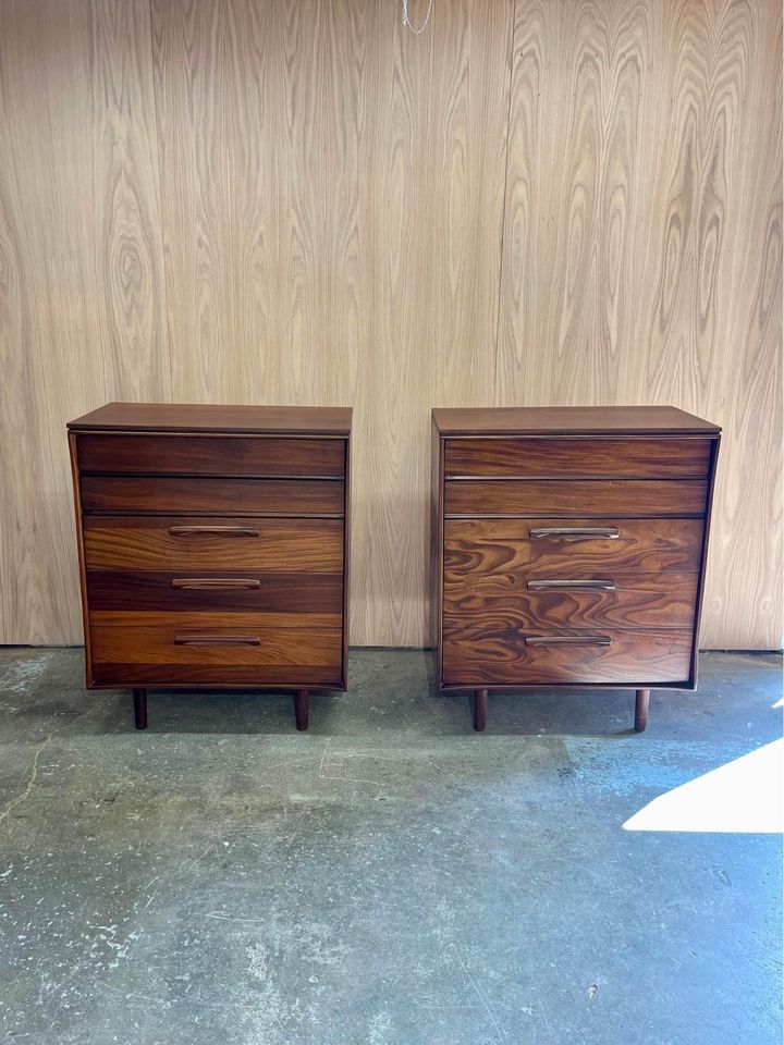 1950's Jan Kuypers solid Afrormosia Dressers