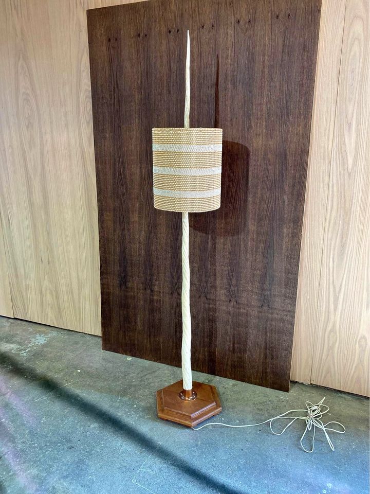 1950s Narwhal Tusk Lamp