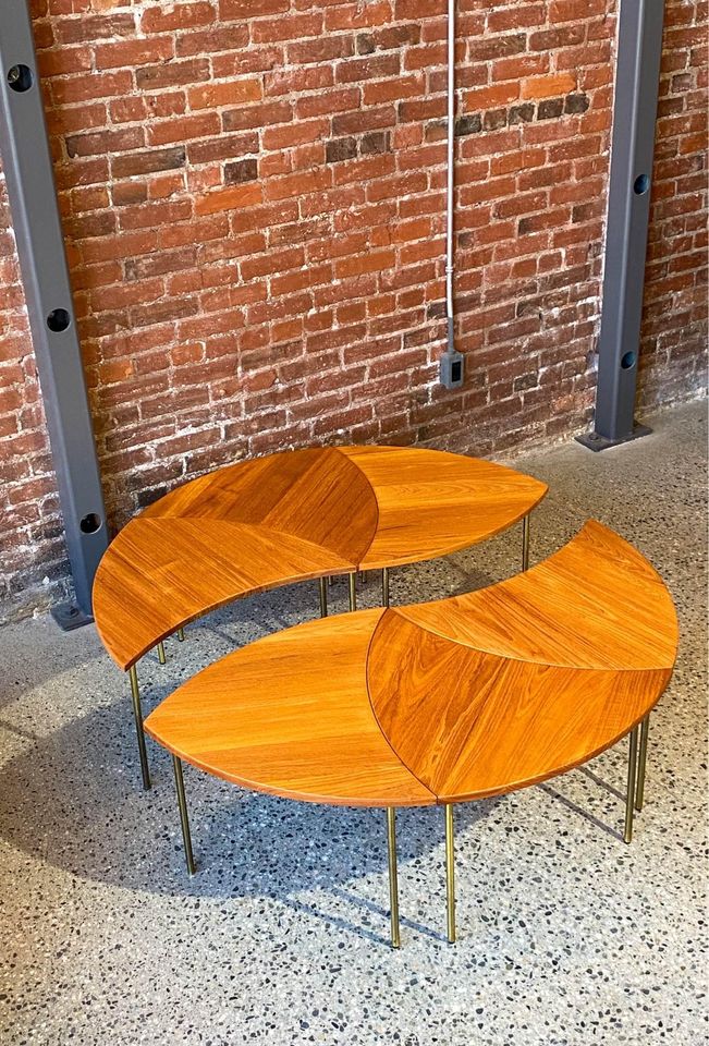 1950s Solid Teak Side End Coffee Table by Peter Hvidt for France & Daverkosen