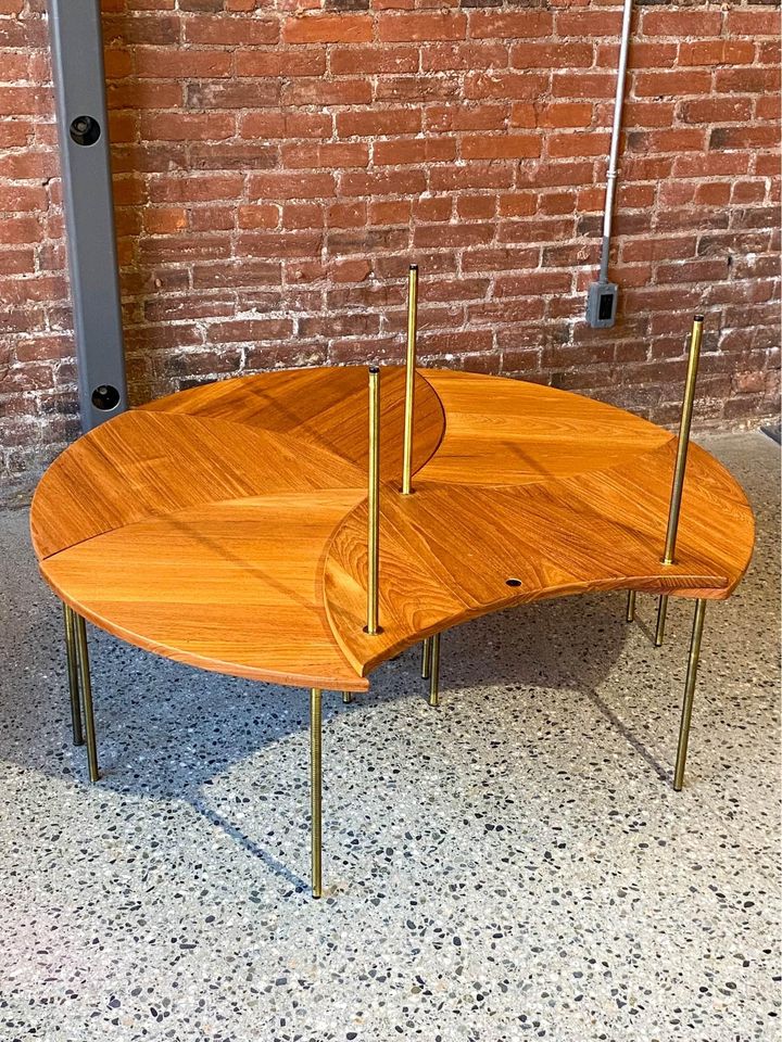 1950s Solid Teak Side End Coffee Table by Peter Hvidt for France & Daverkosen