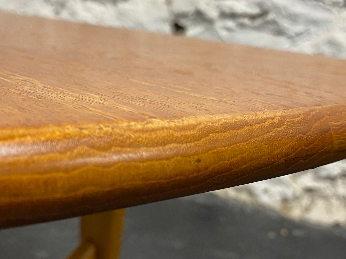 1950s Solid Teak and Oak Danish Coffee Table